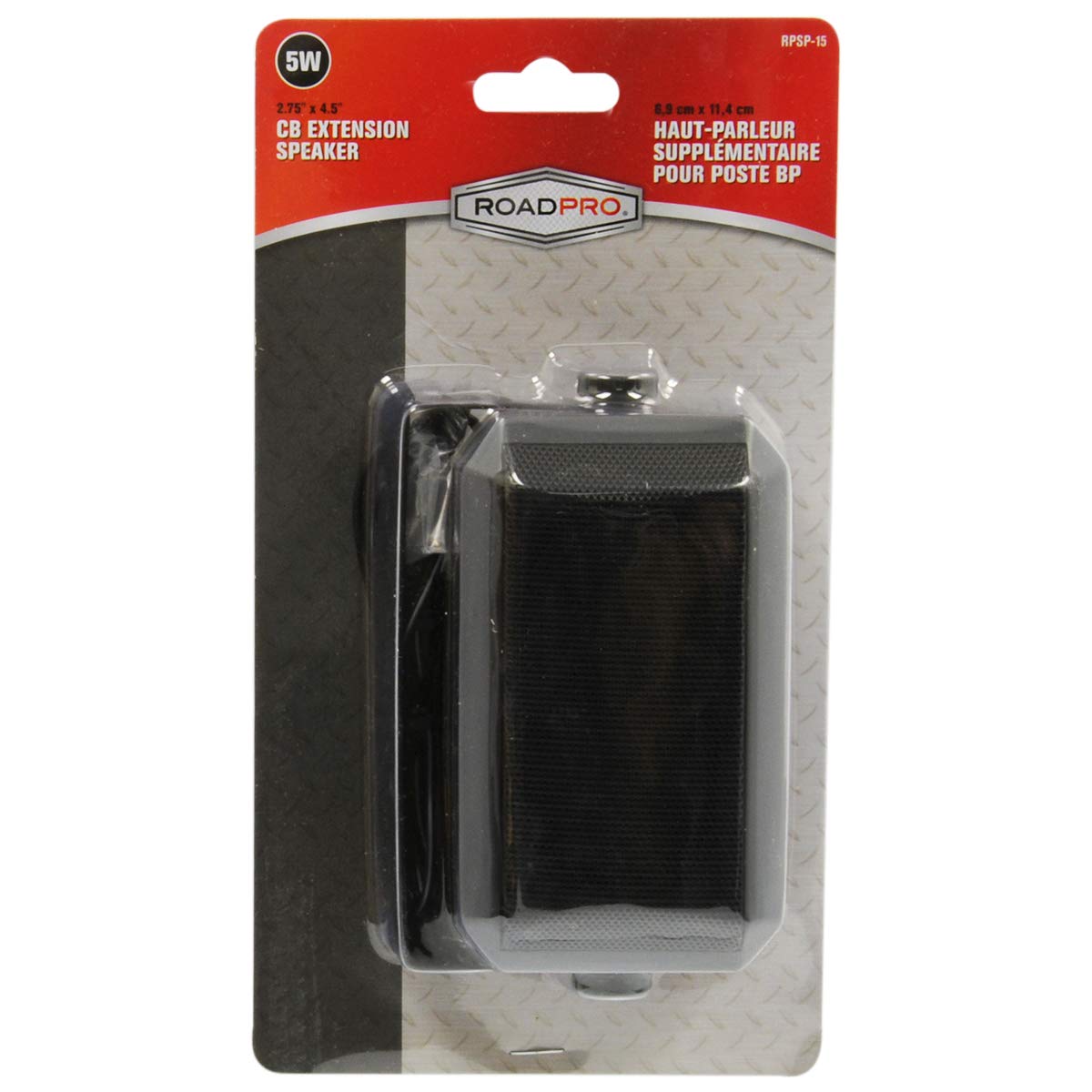 Roadpro Rpsp-15 Universal Cb Extension Speaker With Swivel Bracket, 2-3/4 X 4-1/2