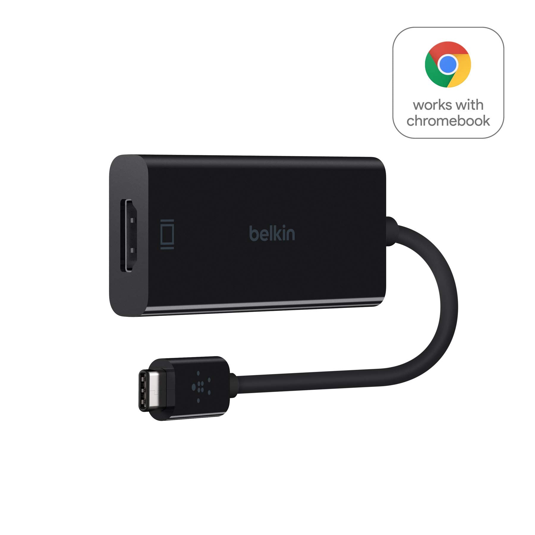 Belkin Usb C To Hdmi Adapter, Works With Chromebook Certified(Supports 4K @60Hz, Hdmi To Usb C Adapter, Usb Type C To Hdmi Adapt
