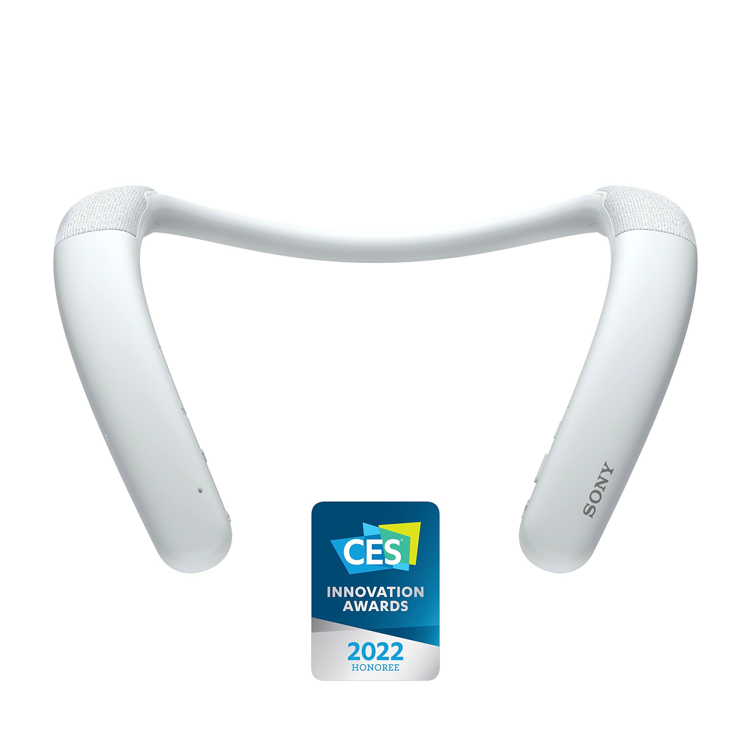 Sony SRS NB10 Wireless Neckband Bluetooth Speaker Comfortable and Lightweight with Technology to Work from Home, Built in mic, 20 Hours of Battery Life, and IPX4 Splash Resistant  White