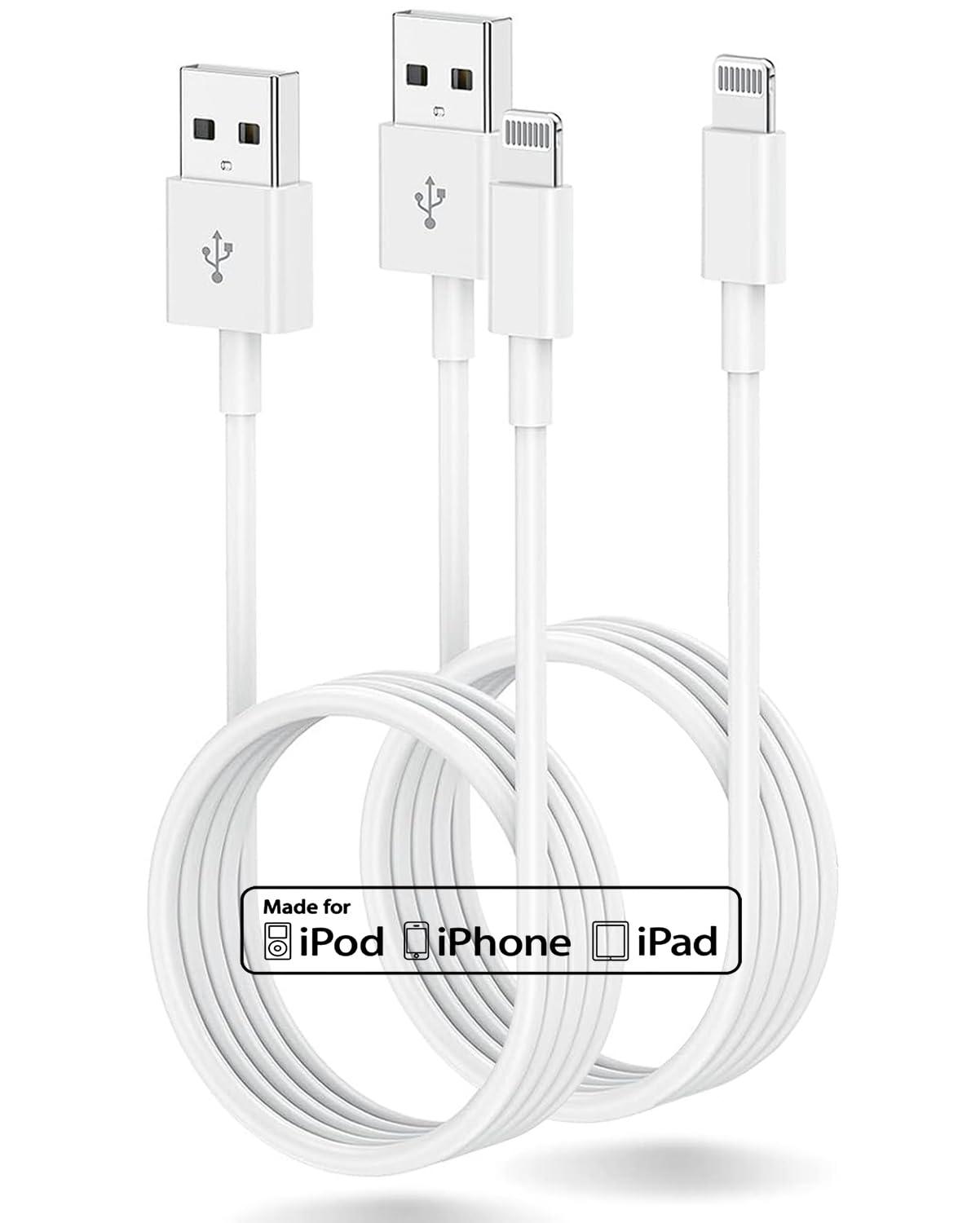 10Ft Iphone Charger Apple Mfi Certified, Long Lightning To Usb Cable 10 Feet,Fast Apple Charging Cable Cord 10 Foot For Iphone 1