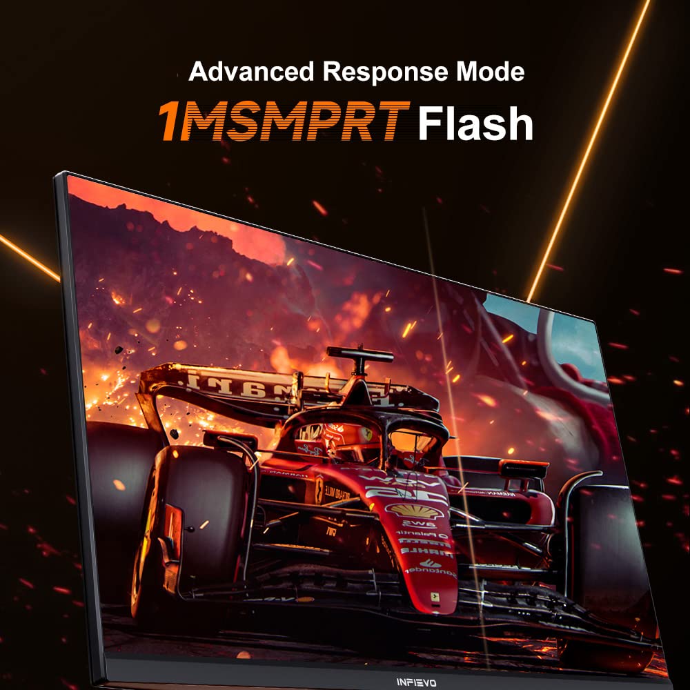 Infievo Gaming Monitor 24 Inch Fhd 1080P Computer Monitor 165Hz Va 1Ms Built In Speakers, Freesync, Ultra Thin Pc Monitor, Vesa