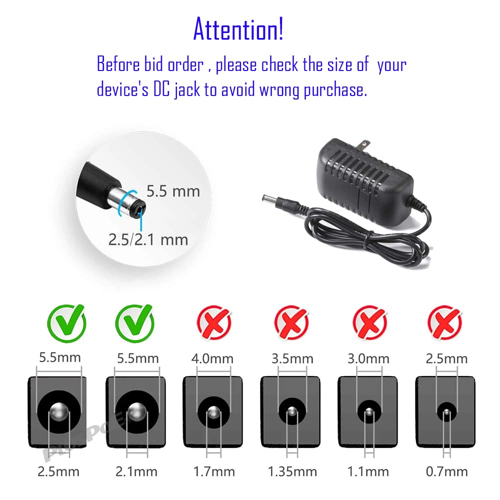 [Updated Version] Lile2Liwn Camera Power Adapter With 4 Way Power Splitter For Cctv Home Security Camera Surveillance System