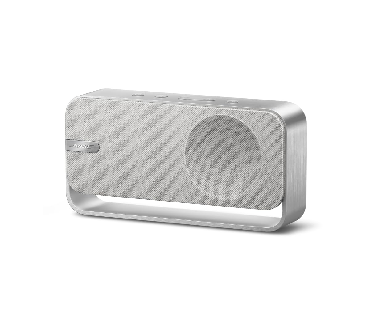 Bose SoundLink Home Speaker, Premium, Portable and Wireless Bluetooth Bookshelf Speaker, Up to 9 Hours Battery Life, Light Silve