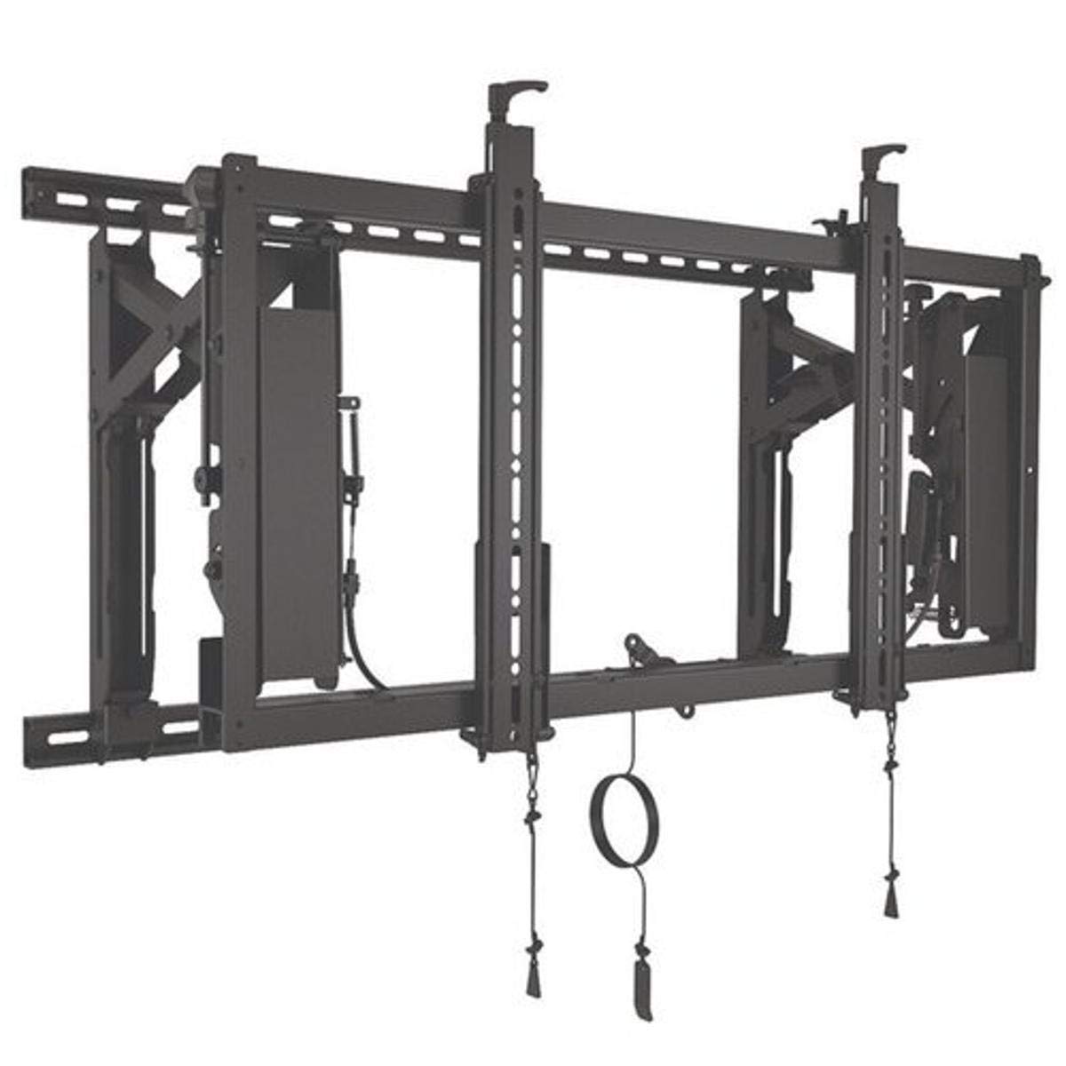 Chief Lvs1U Connexsys Video Wall Landscape Mounting System With Rails 150 Lb Weight Capacity 21.8 H X 35.5 W X 4.0 D Black