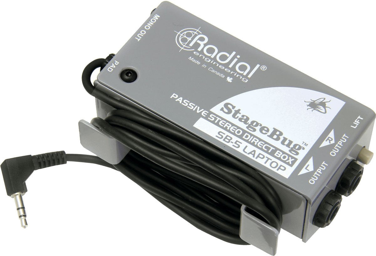 Radial Stagebug Sb 5 1 Channel Passive Laptop Direct Box