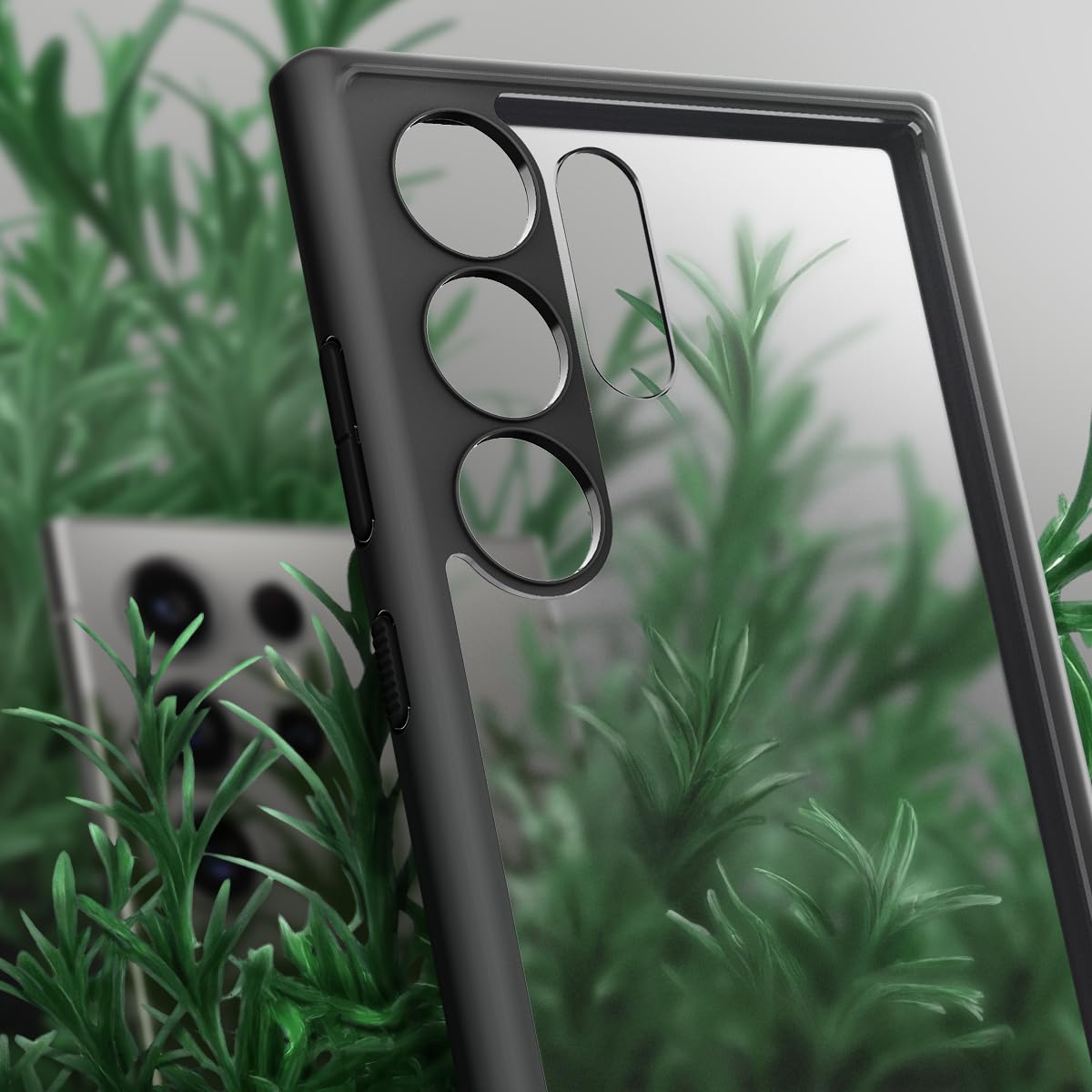 Spigen Ultra Hybrid Designed For Galaxy S24 Ultra Case (2024) [Anti Yellowing], [Military Grade Protection]   Frost Black