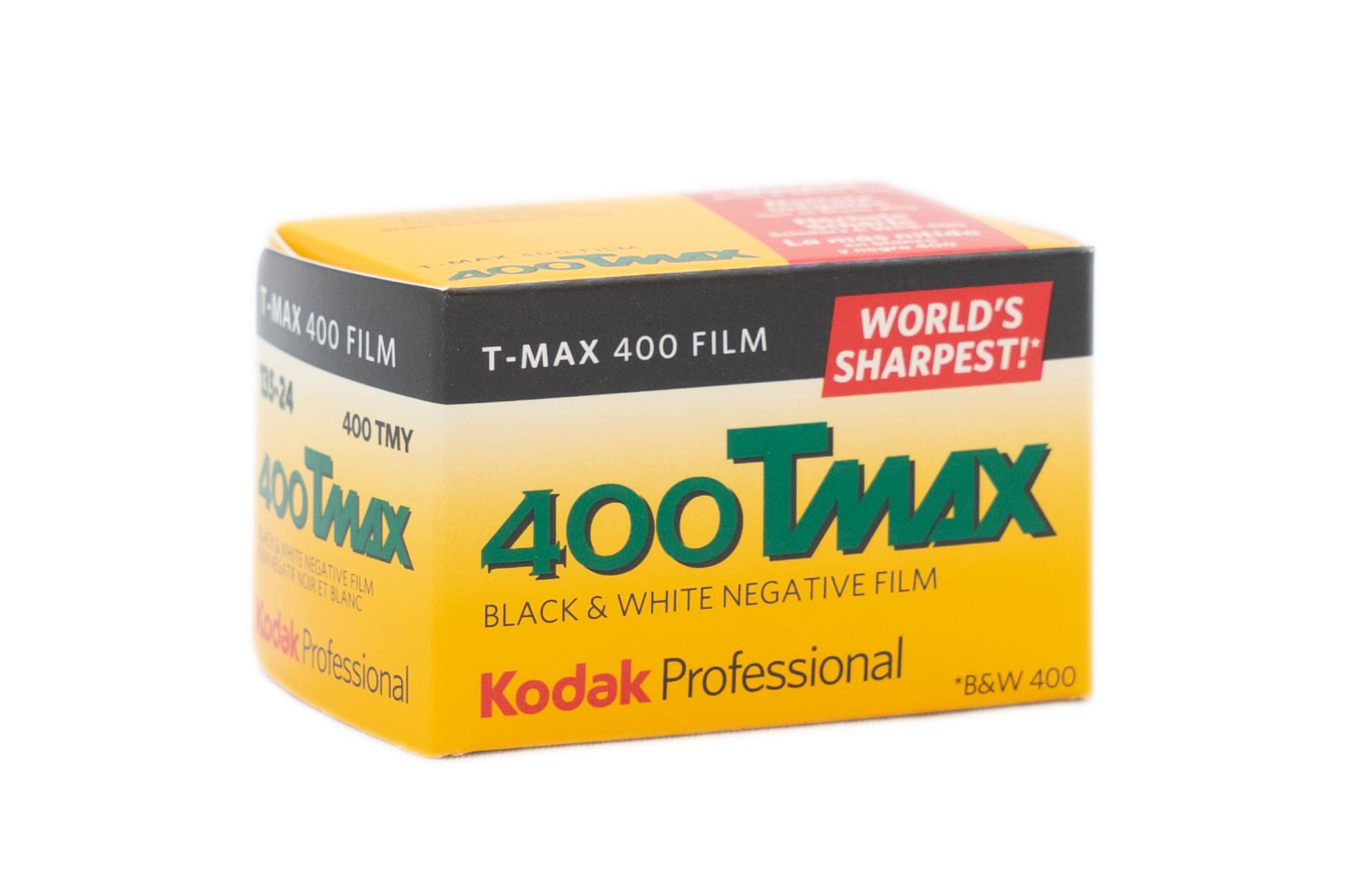 Kodak TMAX 400 Speed 24 Exposure Professional Black & White 35mm Film
