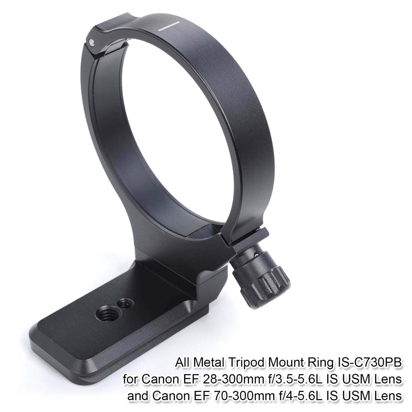 Ishoot Tripod Mount Ring For Canon Ef 28 300Mm F/3.5 5.6L Is Usm, Lens Collar Support For Canon Ef 70 300Mm F/4 5.6L Is Usm Cnc,