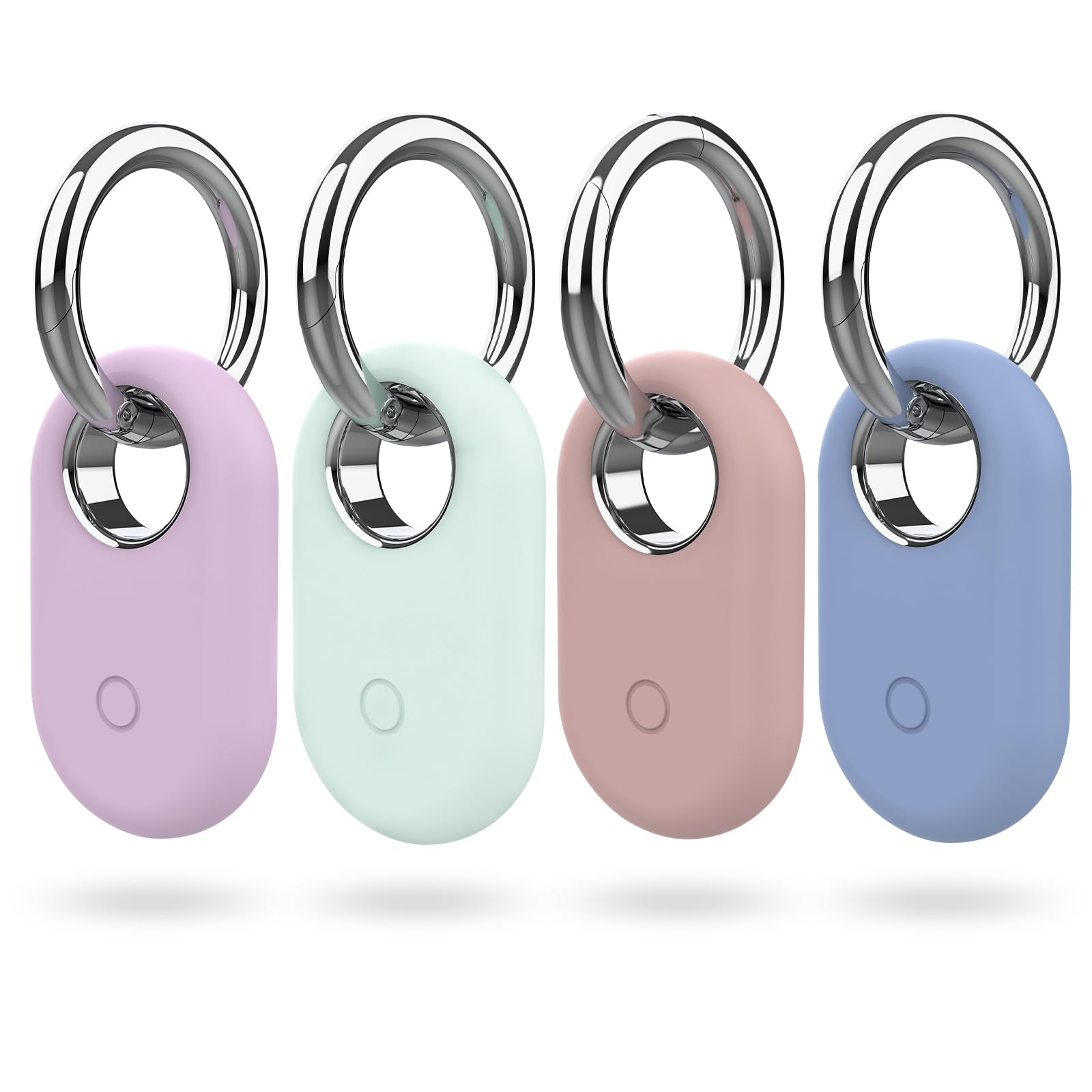 4 Pack Smarttag2 Holder Compatible With Samsung Galaxy Smarttag2, Soft Silicone Case All Round Protection Against Scratch And Dr