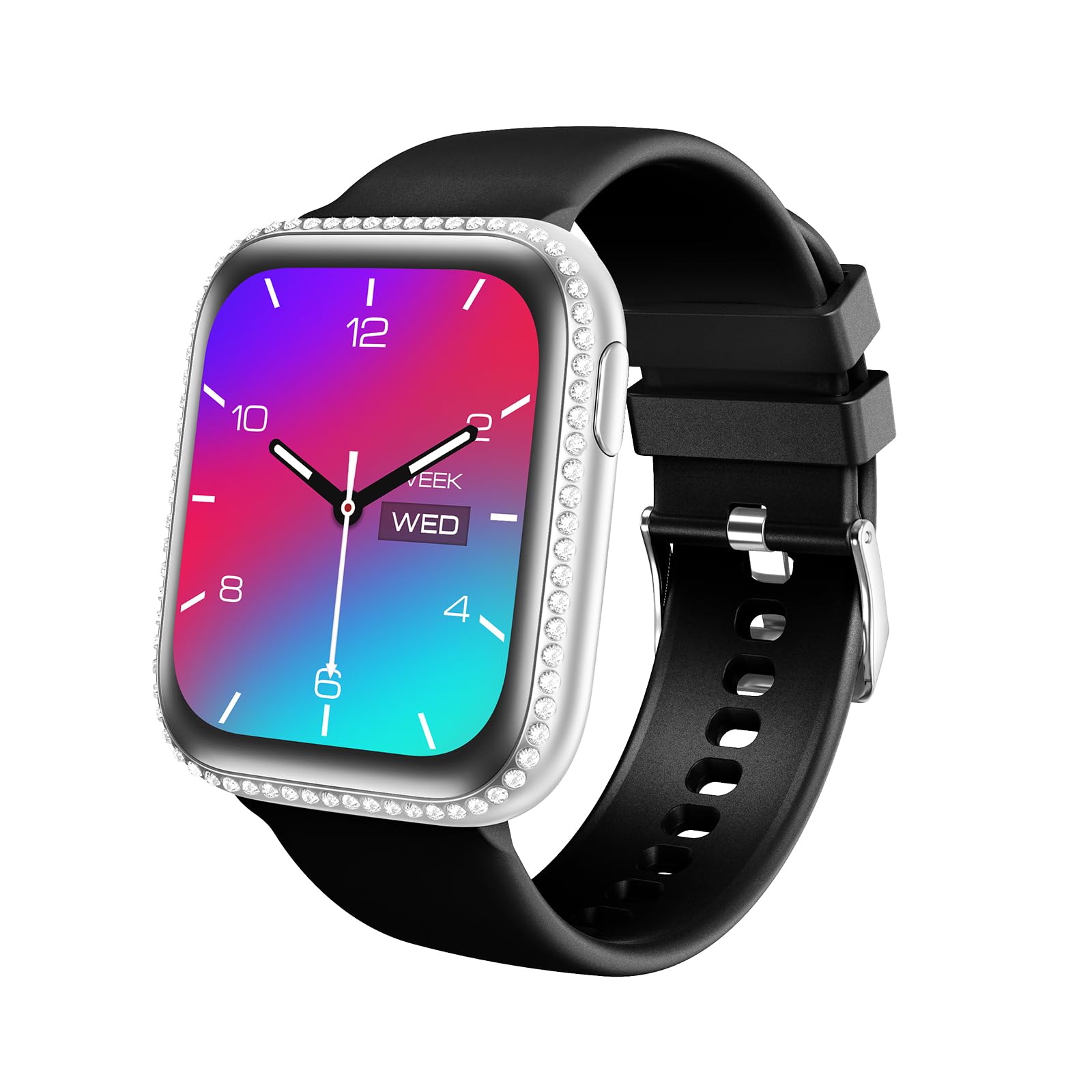 Aiyaaiya Smart Watch For Women, 1.75 '' Amoled Fitness Tracker For Android Ios, Answer/Make Call With Heart Rate Sleep Monitor 1