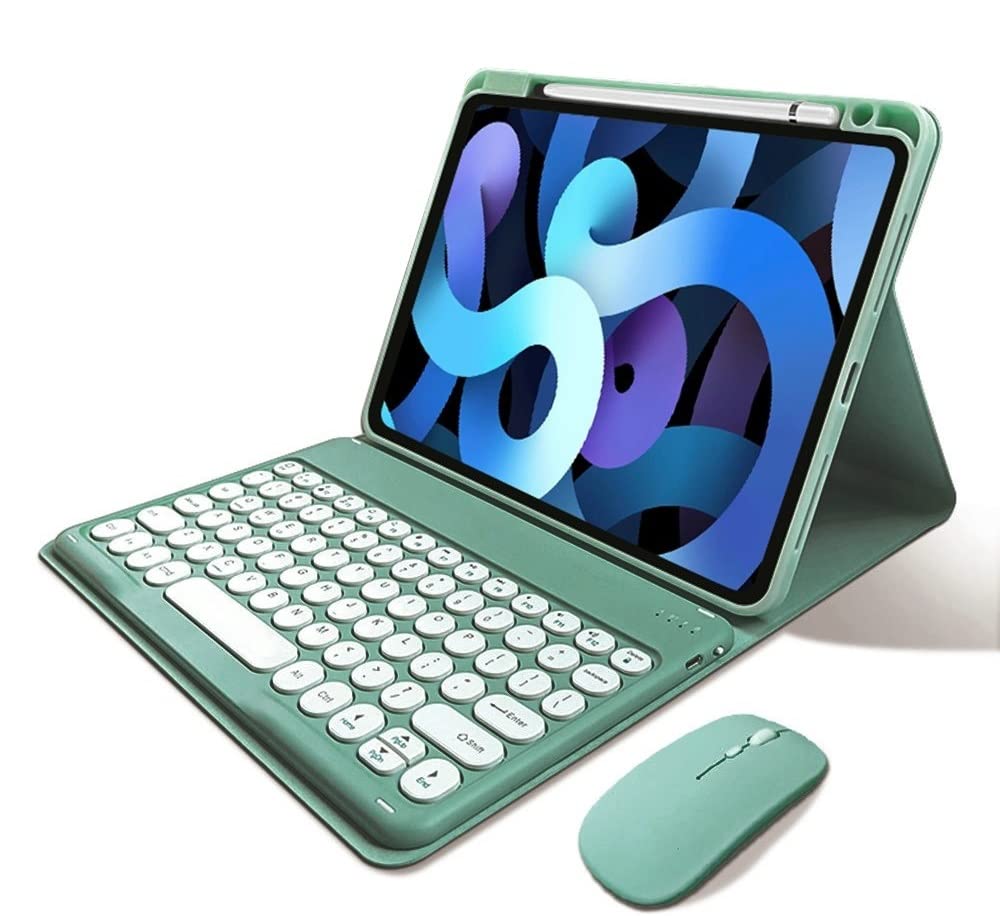 Keyboard Case With Mouse For Ipad 9Th/8Th/7Th Generation Ipad 10.2/Ipad Air 3/Ipad Pro 10.5 Keyboard Case Detachable Bluetooth K
