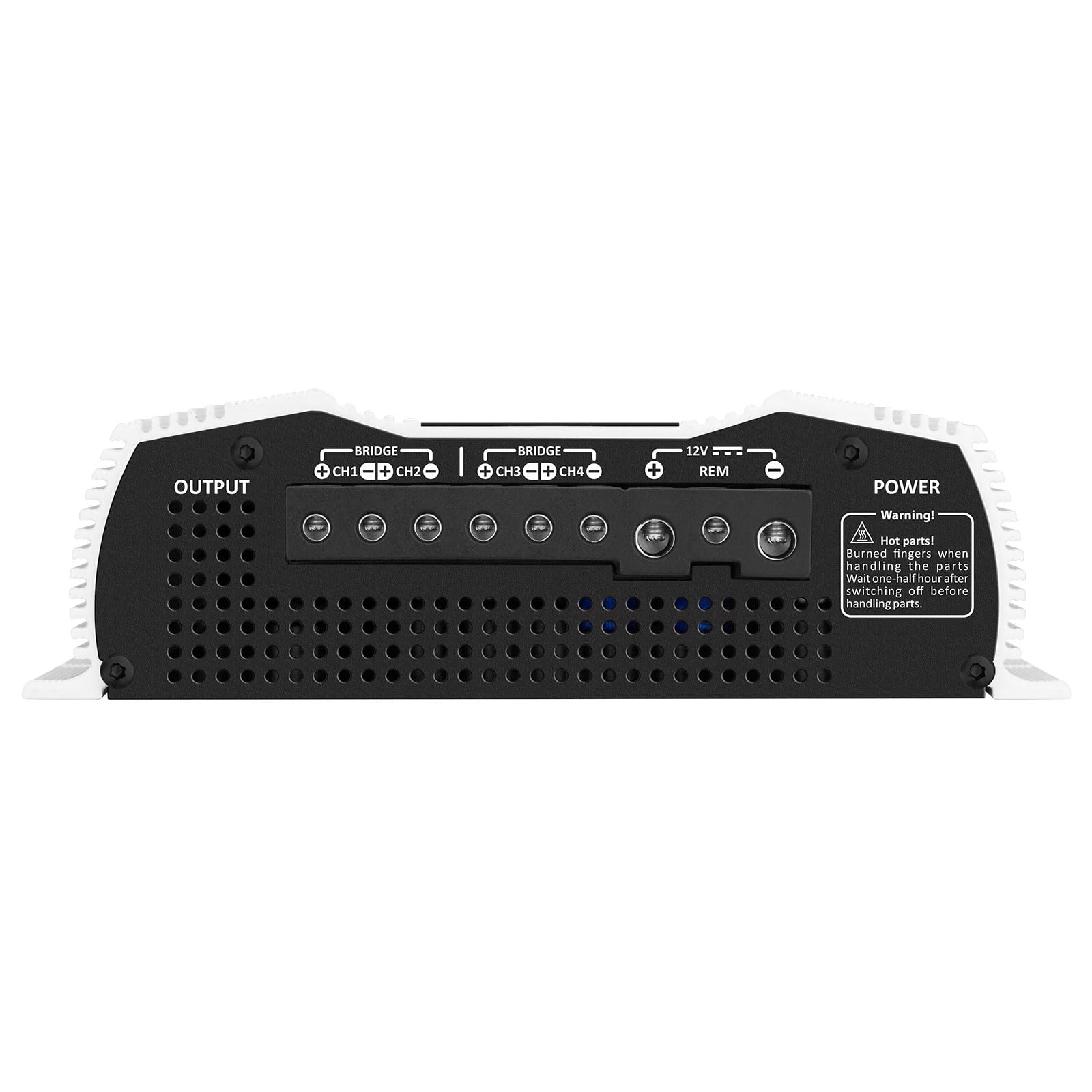 Taramps Ds 800X4 2 Ohms 800 Watts Rms, 4 Channel 200X4 Watts Rms, Class D, Full Range, Crossover High/Low Pass Fixed, Bridgedabl