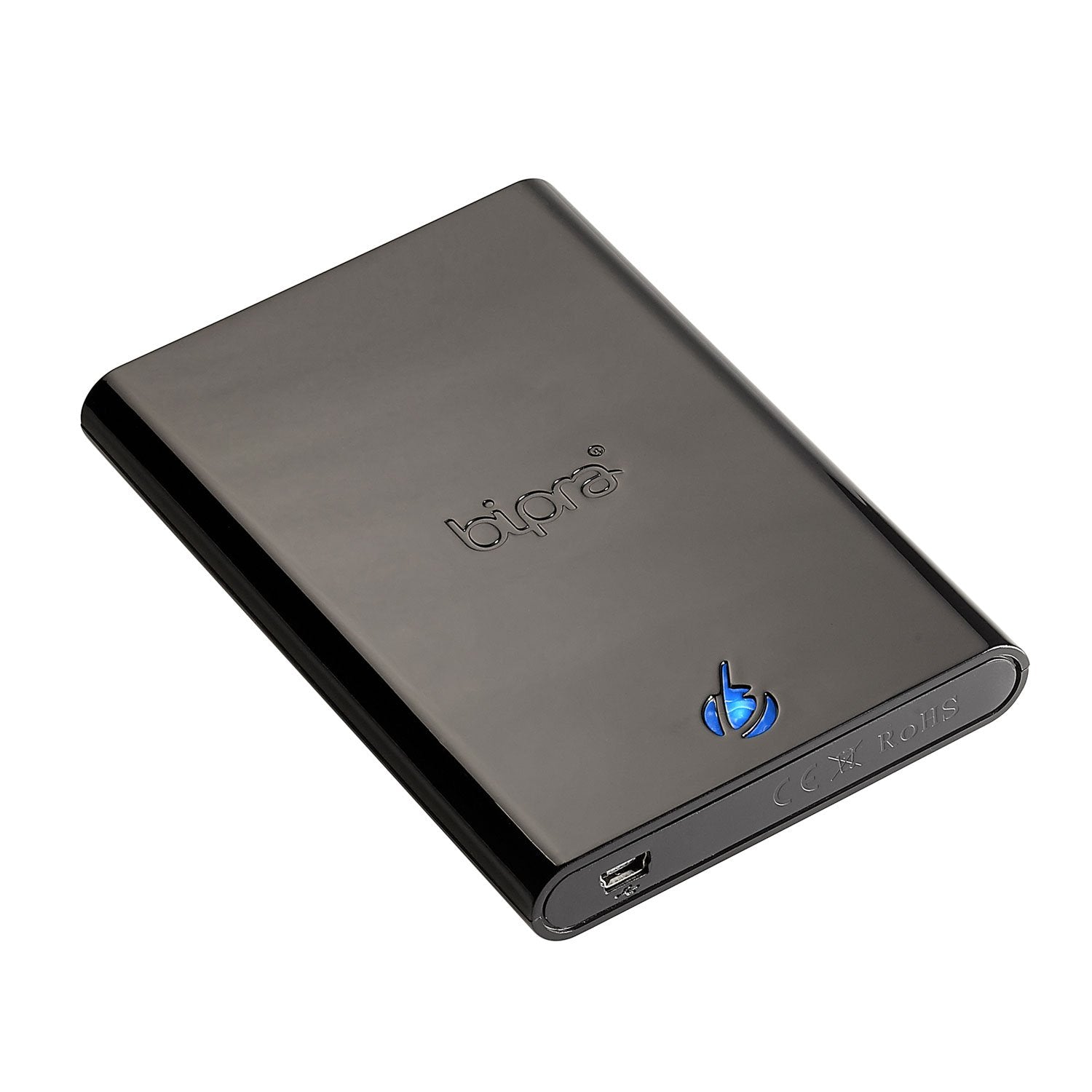 Bipra 320Gb 320 Gb 2.5 Inch External Hard Drive Portable Usb 2.0 Fat32  Black