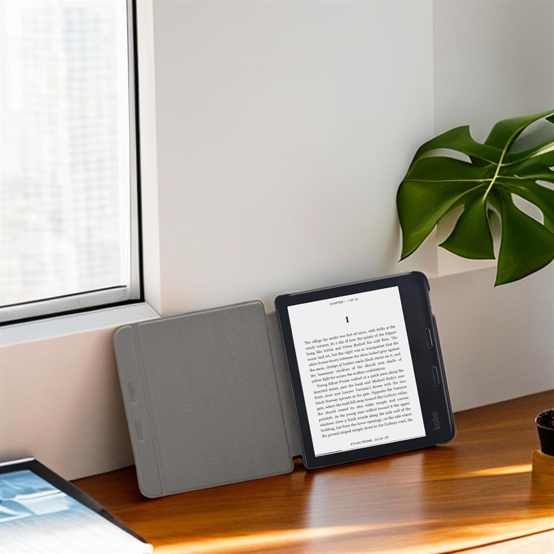 Stianiiie Case For Kobo Libra 2 (2021 Release) 7'' Premium Pu Leather Protective Cover Smart Sleep/Wake Libra 2 Case