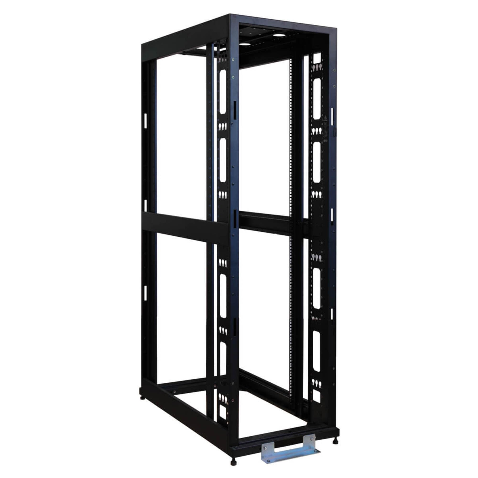 SQUARE D Tripp LITE SR42UBMDEXPND Rack Enclosure,42U,Mid-Depth,Open Frame