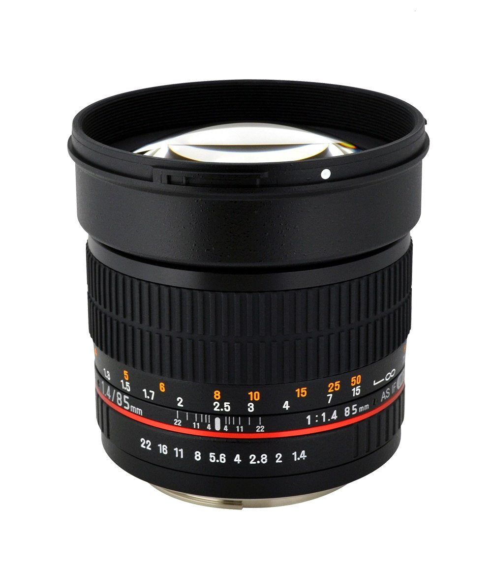 Rokinon 85M-P 85Mm F/1.4 Aspherical Lens For Pentax (Black)