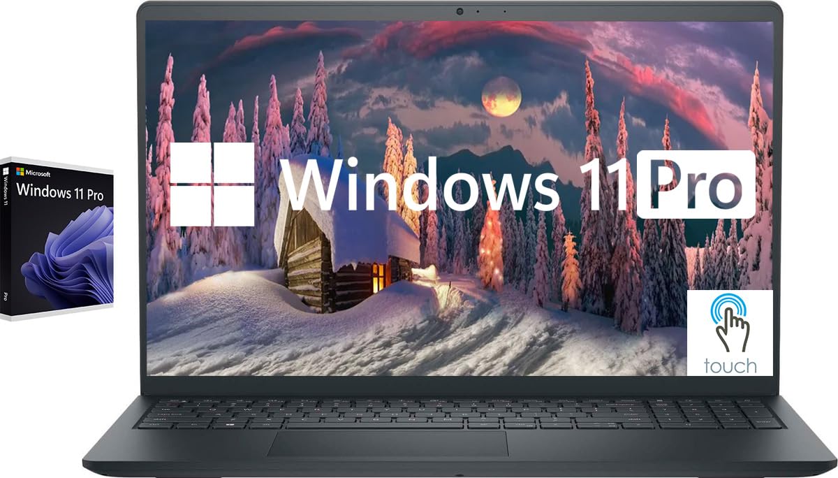 Dell Inspiron Touchscreen Laptop, 15.6'' Business & Student Laptop Computer, Windows 11 Pro Laptop, Intel I5 1155G7 Processor, F