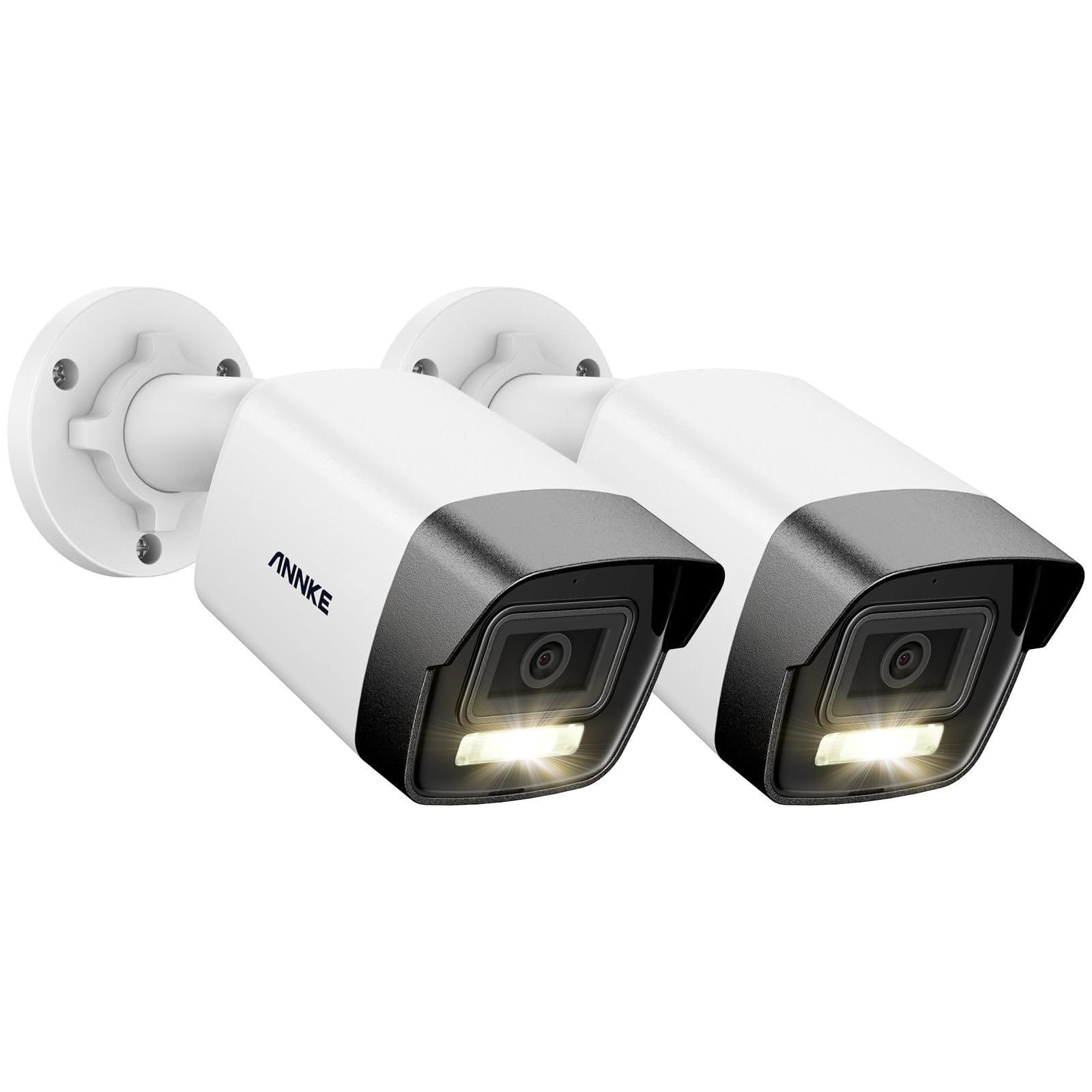 Annke Ac500 3K Wired Poe Ip Camera For Ai Poe Security System, Ip67 Outdoor Surveillance Cam With Human/Vehicle Detection, Smart Dual Light, Color Night Vision, 120 Db Wdr, Built In Mic (Pack Of 2)