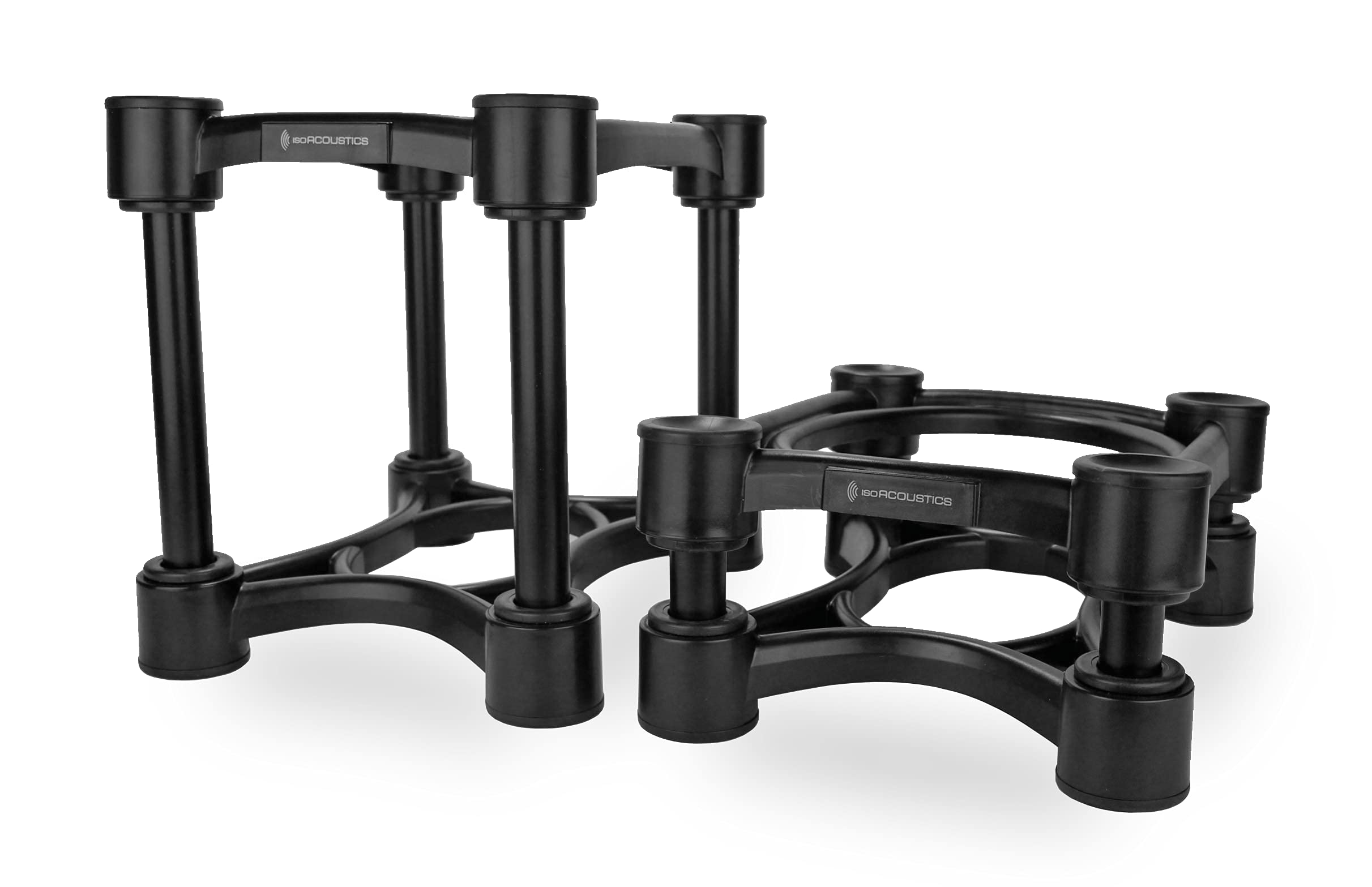 IsoAcoustics Iso-Stand Series Speaker Isolation Stands with Height & Tilt Adjustment: Iso-200 (7.8    x 10   ) Pair
