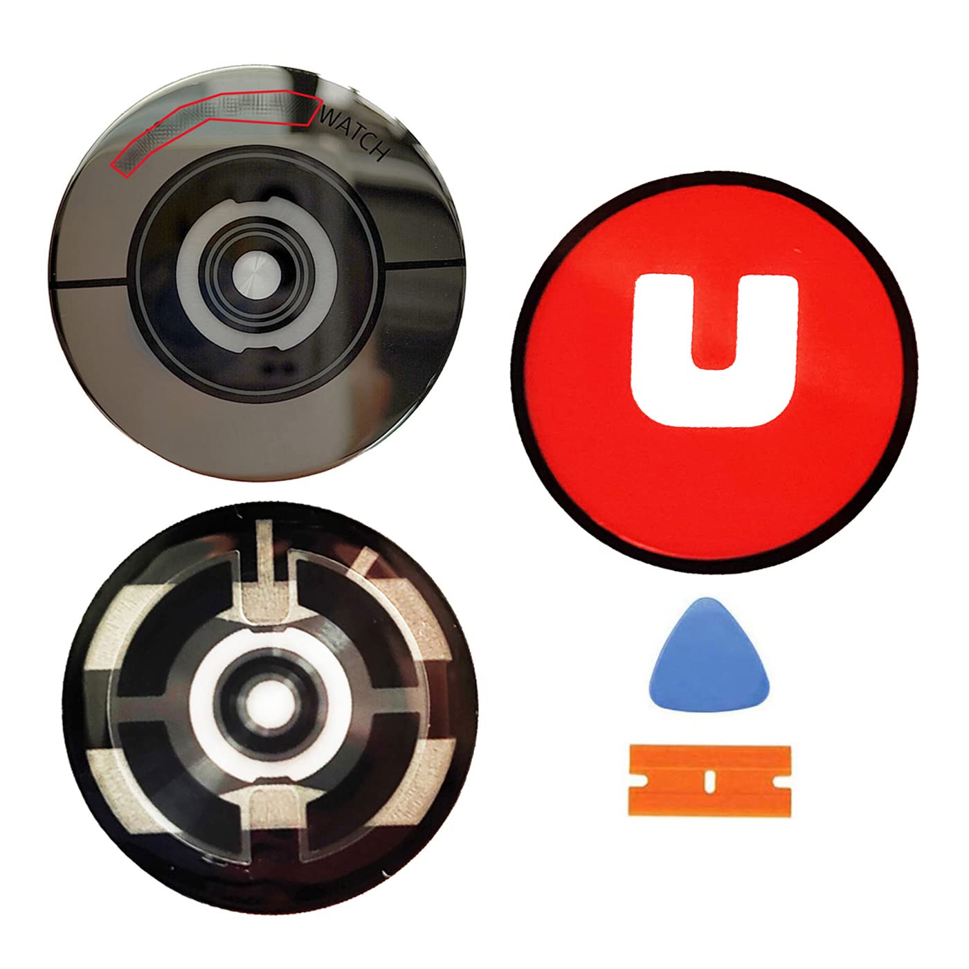 Ubrokeifixit Galaxy Watch Active2 Back Glass Rear Lens Glass Replacement For Samsung Galaxy Watch Active2 44Mm,Galaxy Watch Acti