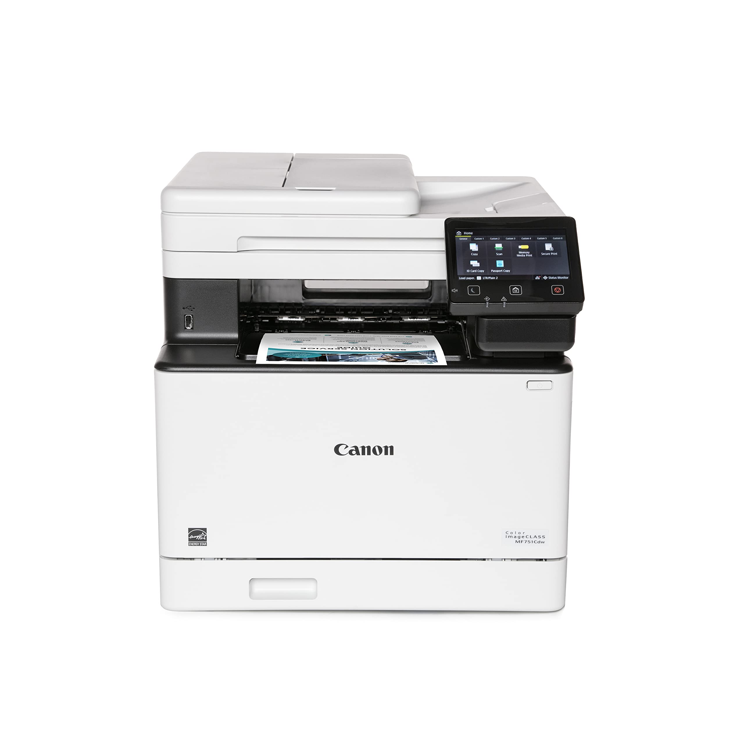 Canon Color Imageclass Mf751Cdw   Multifunction, Duplex, Wireless, Mobile Ready Laser Printer With 3 Year Limited Warranty, Whit