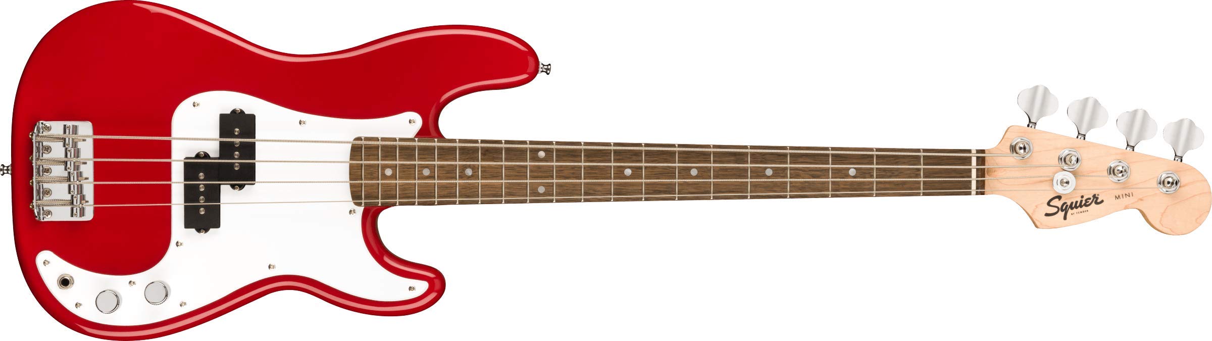 Mini Precision Bass, Laurel Fingerboard, Dakota Red