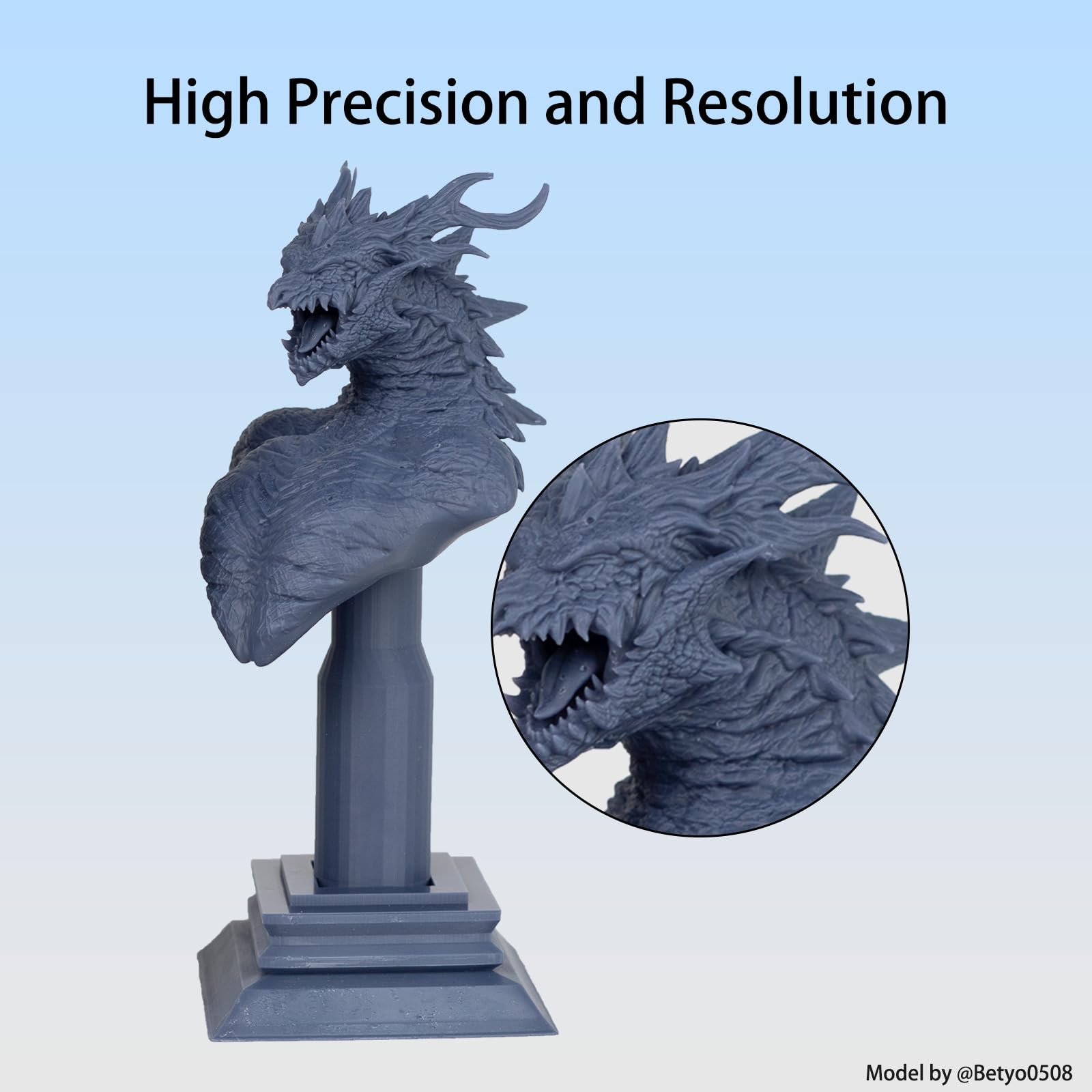 Siraya Tech Fast Abs Like 3D Printer Resin, High Precision, Non Brittle   Low Odor 405Nm Uv Curing Photopolymer For 8K Lcd/Dlp P