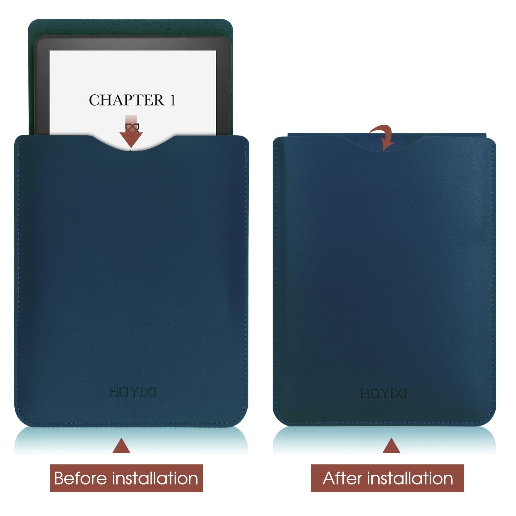 Hoyixi Universal Sleeve Case For 6.8 Inch Kindle/Kobo/Voyaga/Lenovo/Pocketbook/Sony/Tolino E Book E Reader Lightweight Leather S