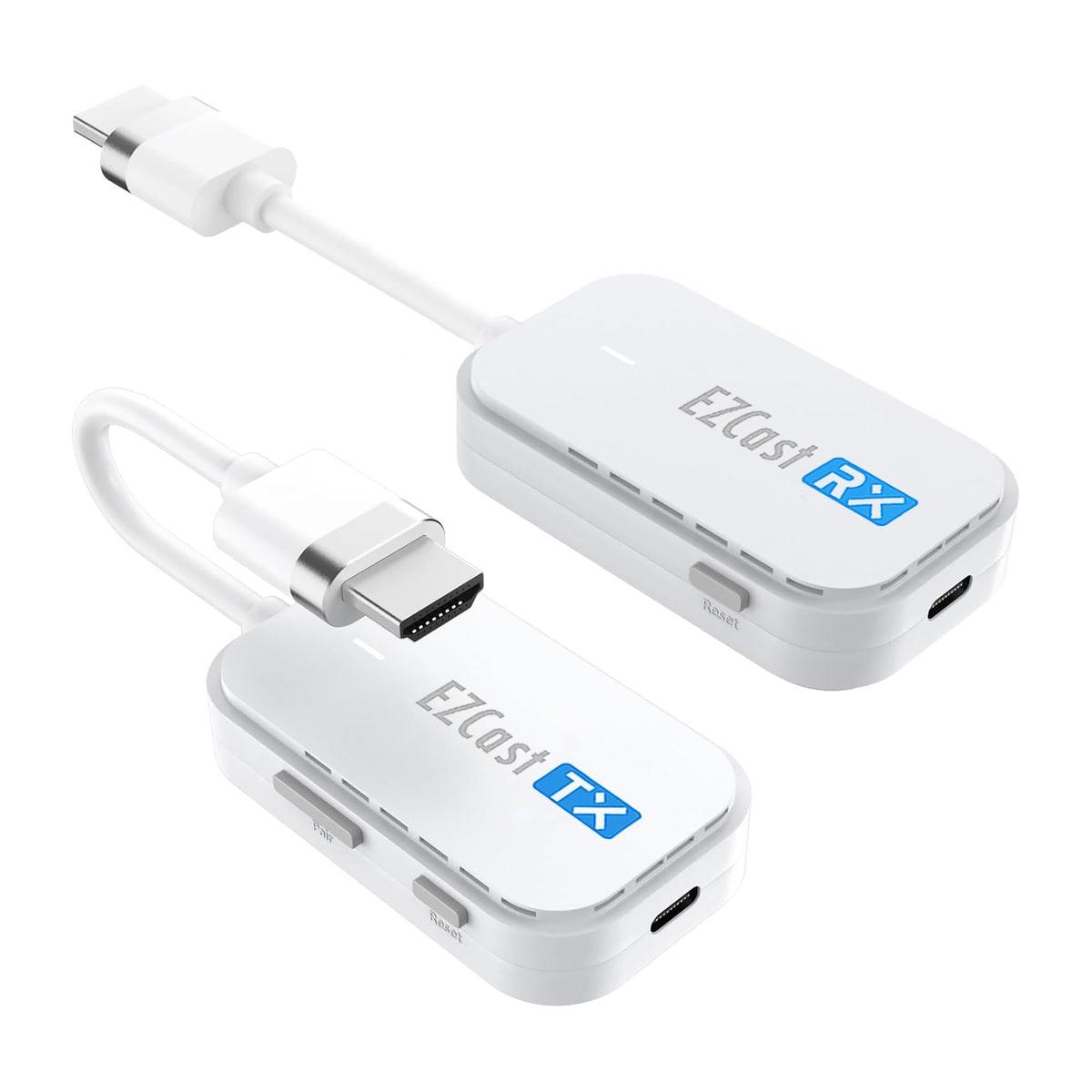 Ezcast Wireless Hdmi Transmitter & Receiver, 1080P 60Hz, Screen Mirroring And Extending For Laptop/Pc/Ps5, 30M Range