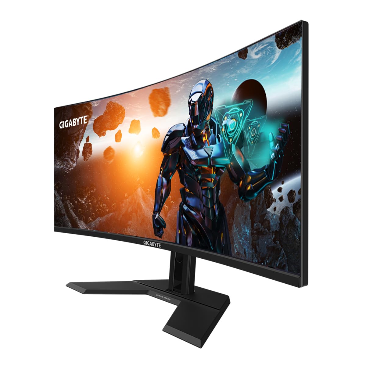 Gigabyte Gs34Wqc 34 120Hz 1440P Curved Gaming Monitor, 3440X1440 Va 1500R Display, 1Ms (Mprt) Response Time, Hdr Ready, Freesync