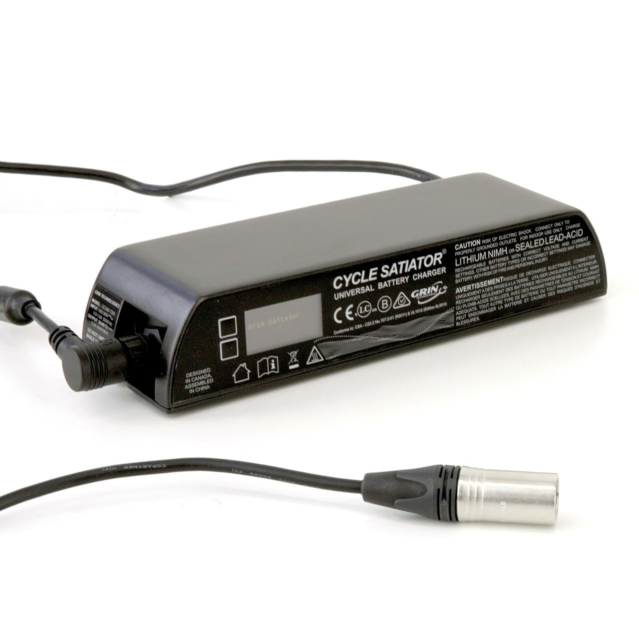 Grin Technologies Standard Satiator  Programmable Battery Charger  Charge up to 63V at 8A amps