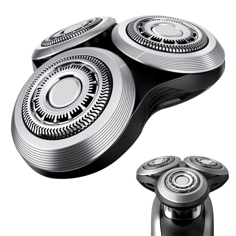 Evergreen Luxe Sh90 Replacement Rotary Heads Compatible With Philips Norelco Shavers Series 9000 S9000 S8000 Sh90 Replacement He