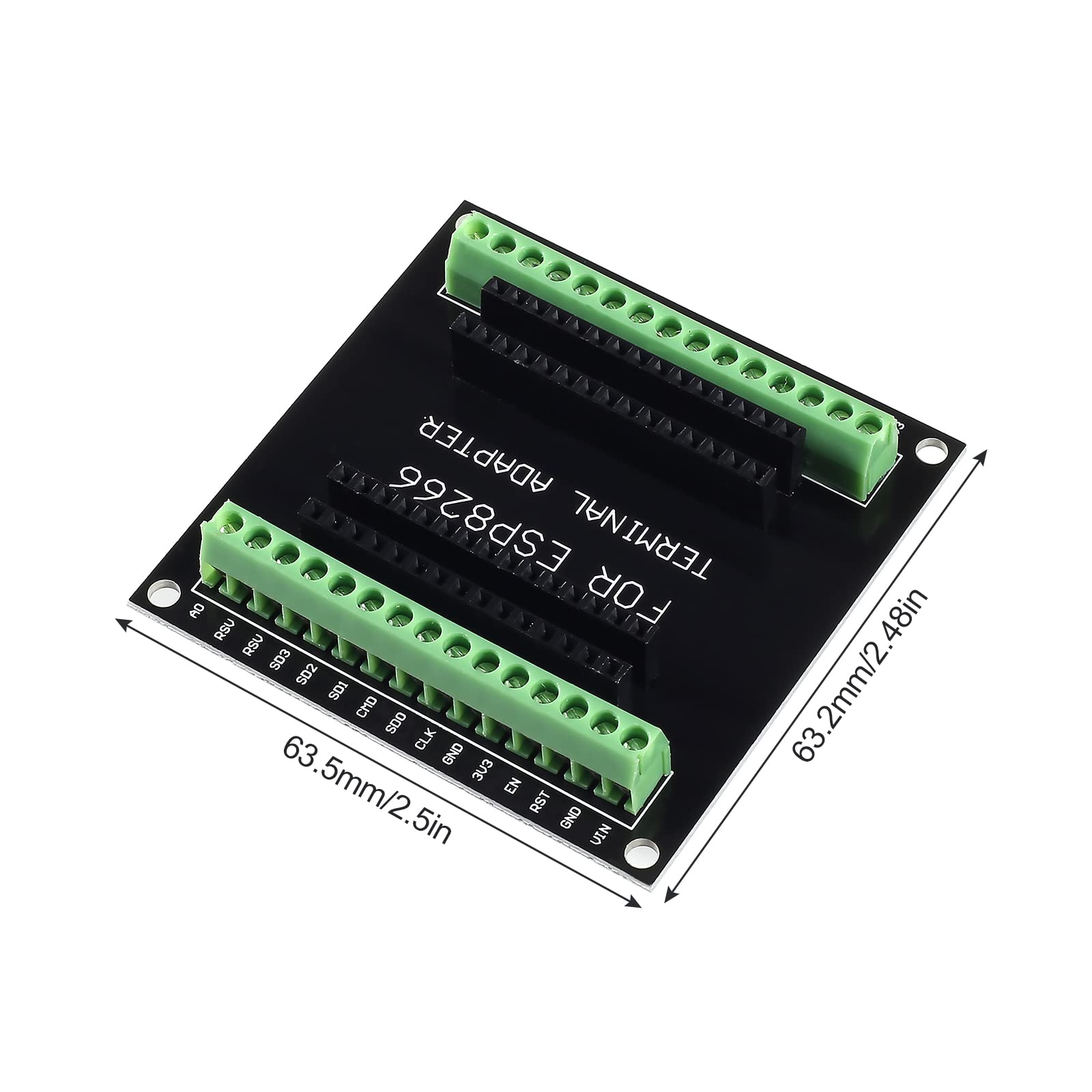 5Pcs Esp8266 Breakout Board Gpio 1 Into 2 For Esp8266 Esp 12E Development Board
