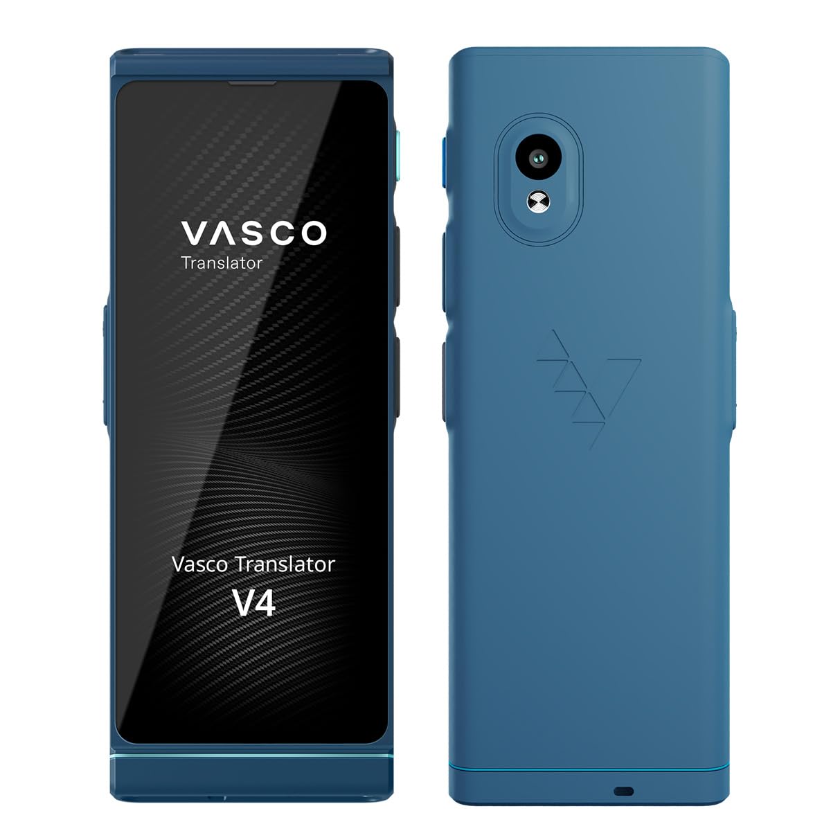 Vasco V4 Language Translator Device | 108 Languages | Free Lifetime Internet In Almost 200 Countries | Cobalt Blue
