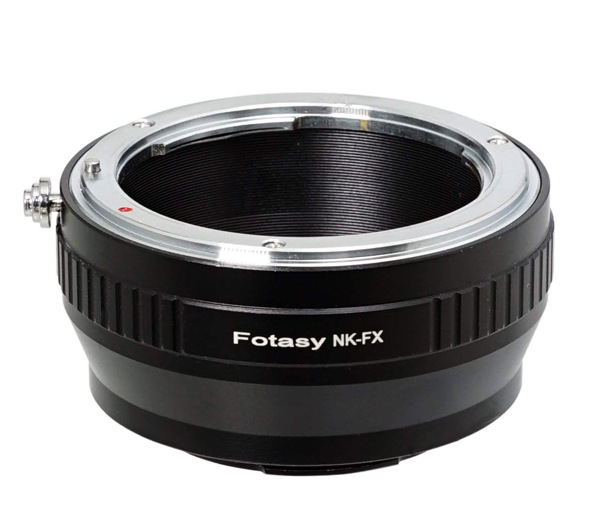 Fotasy Copper Nikkor Lens to Fuji X Adapter, NK F Mount to X Adapter, Compatible with Fujifilm X-Pro1 X-Pro2 X-Pro3 X-E2 X-E3 X-