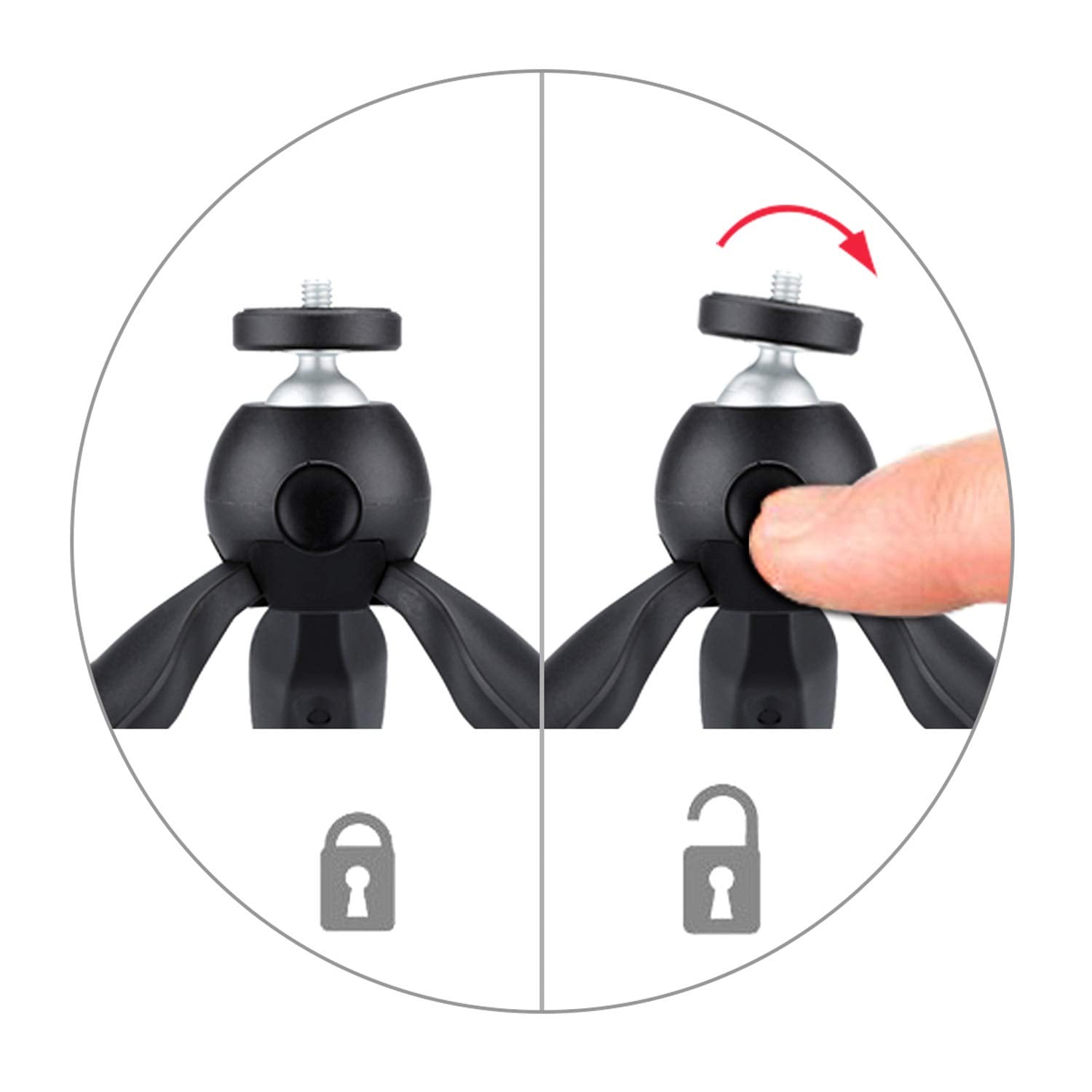 3-In-1 Zoom Recorder Tripod,Clamp Mount Stand Accessory Kit For Zoom Recorder H6 H5 H4N H2N H1N,Tascam Recorder Dr-40 Dr-05 Dr-2