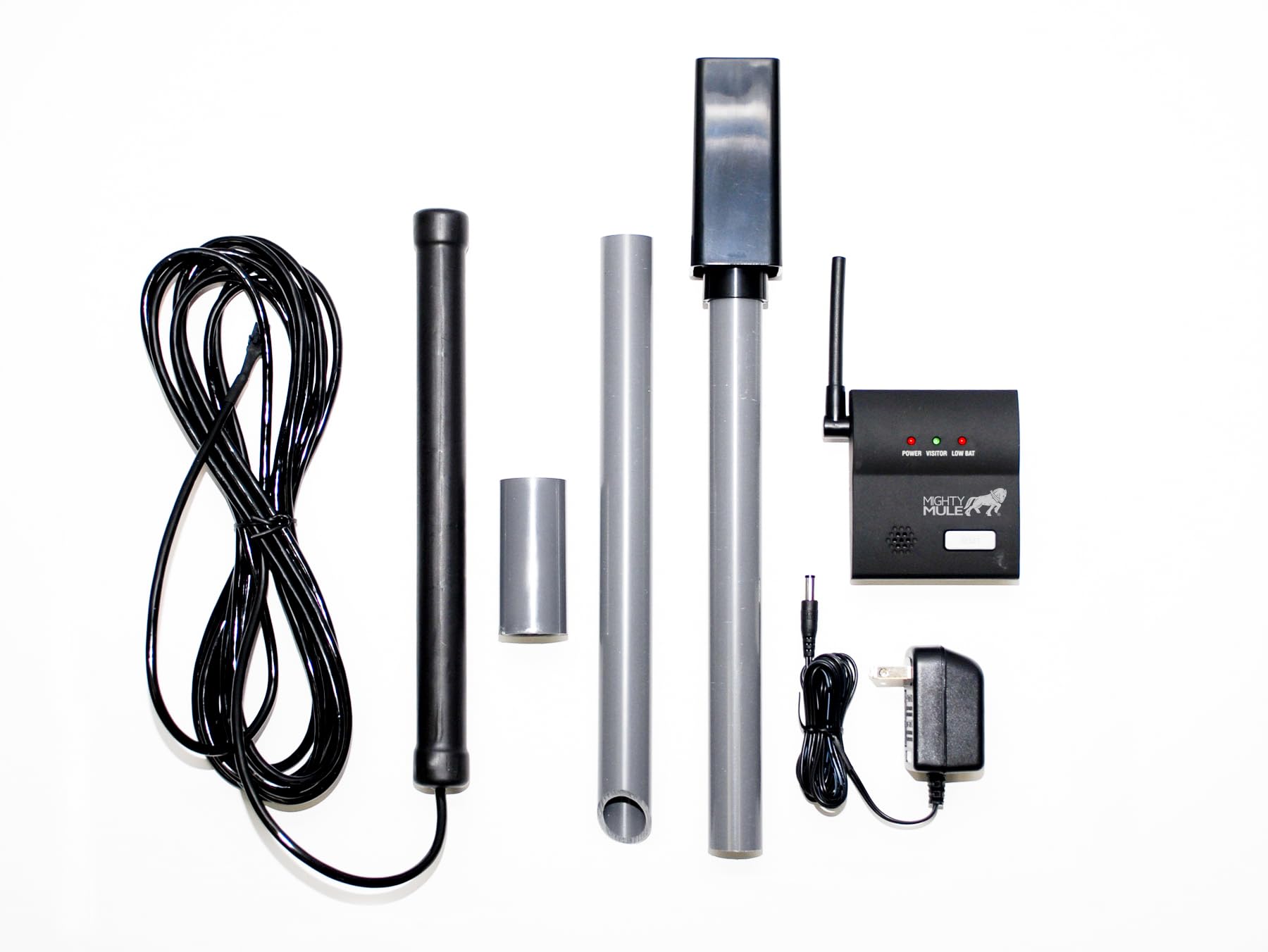 Mighty Mule Fm231 Wireless Driveway Alarm � Electromagnetic Vehicle Detection, Indoor Receiver, 400 Ft Range, Expandable, Battery Powered, Easy Installation, Driveway & Property Security System