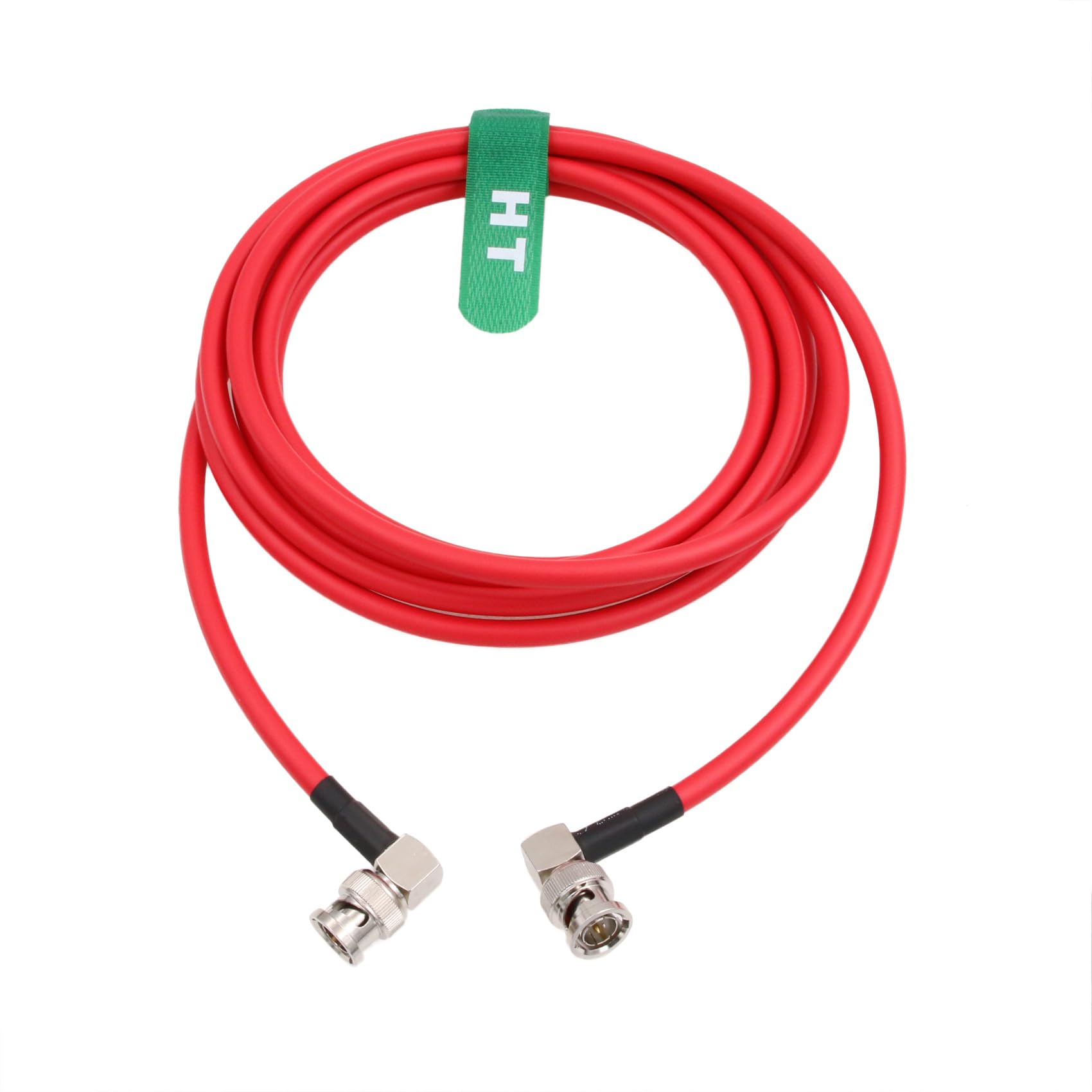Hangton 12G 3G Hd Sdi Raw 4K 60Fps Video Cable Right Angle Bnc Canare Lv 61S 75 Ohm Coaxial Shielded For Sony Fs7 Fx9 Fx6 Alexa