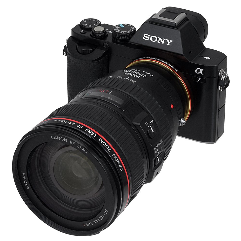 Fotodiox Lens Mount Adapter Compatible With Canon Eos Ef And Ef-S Lenses On Sony E-Mount Cameras, (Eos-Snye)