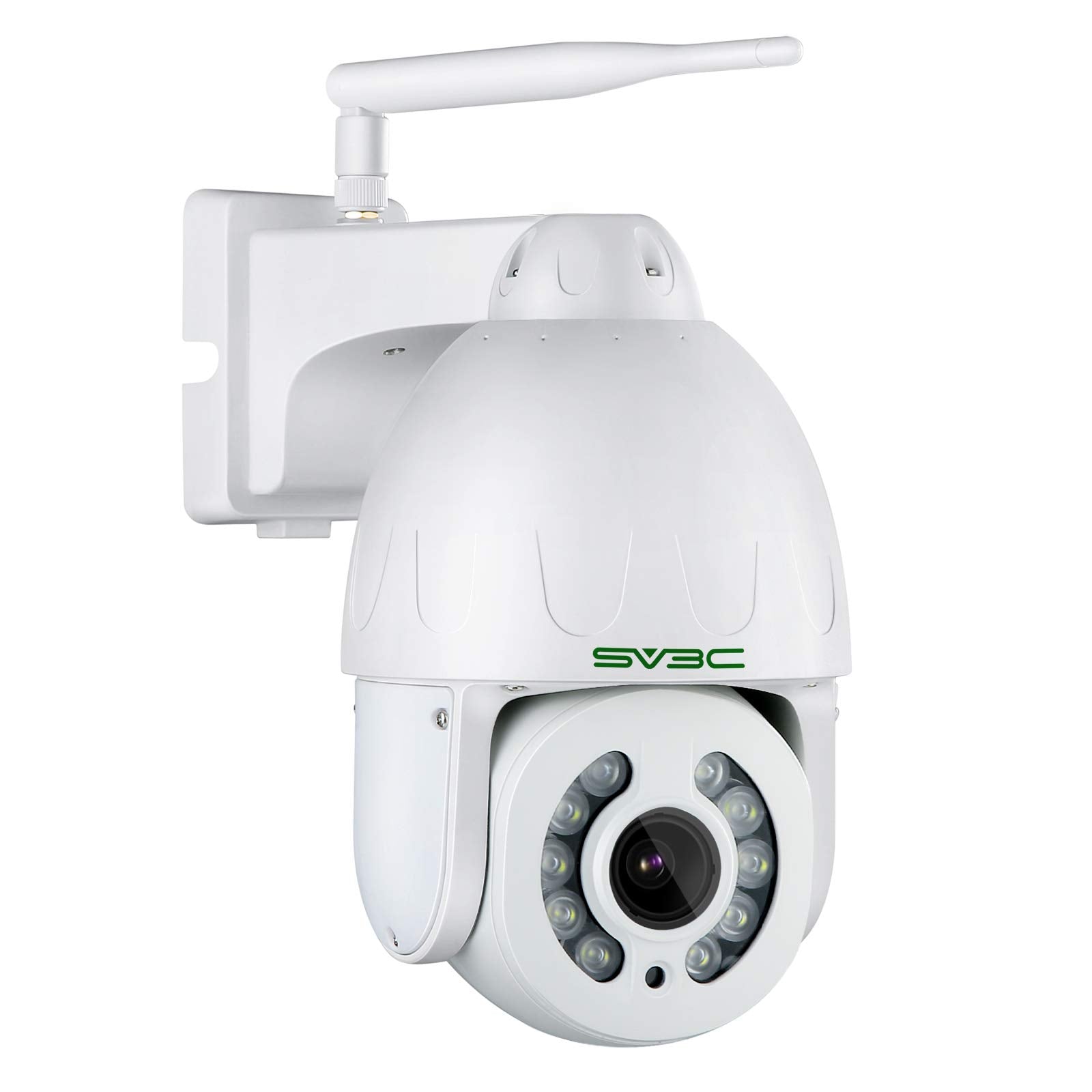 Sv3C Onvif Ptz Wifi Wireless Camera Outdoor, Auto Tracking 5Mp Ip Security Camera, 5X Optical Zoom, Spotlight Color Night Vision