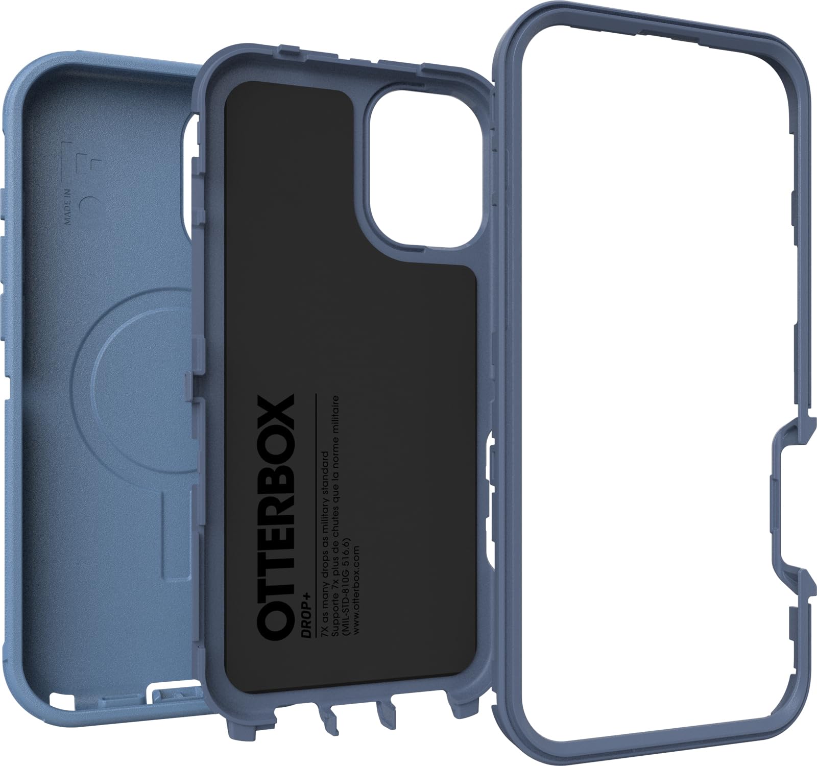 Otterbox Iphone 16 Plus Defender Series Case   Baby Blue Jeans