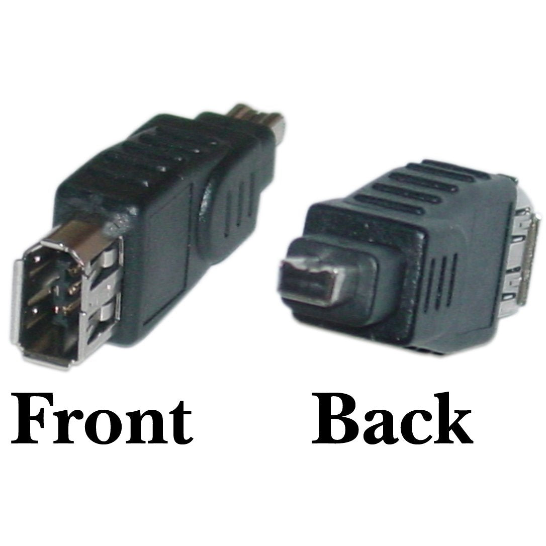 Cablewholesale Firewire Adapter, Ieee 1394A, 6 Pin Female / 4 Pin Male