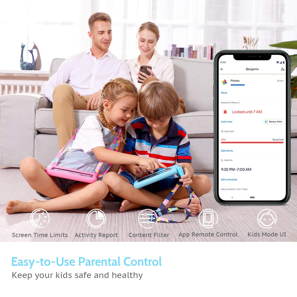 Dragon Touch Kids Tablet 10 Inch Ips Hd Display Android Tablets With 32Gb Storage, 2Gb Ram, Quad Core Processor, Kidoz Pre Insta