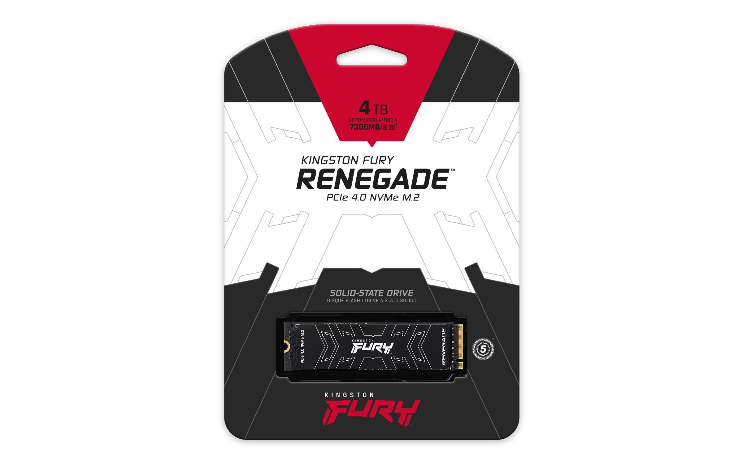 Kingston Fury Renegade 4Tb Pcie Gen 4.0 Nvme M.2 Internal Gaming Ssd | Up To 7300 Mb/S | Graphene Heat Spreader | 3D Tlc Nand |