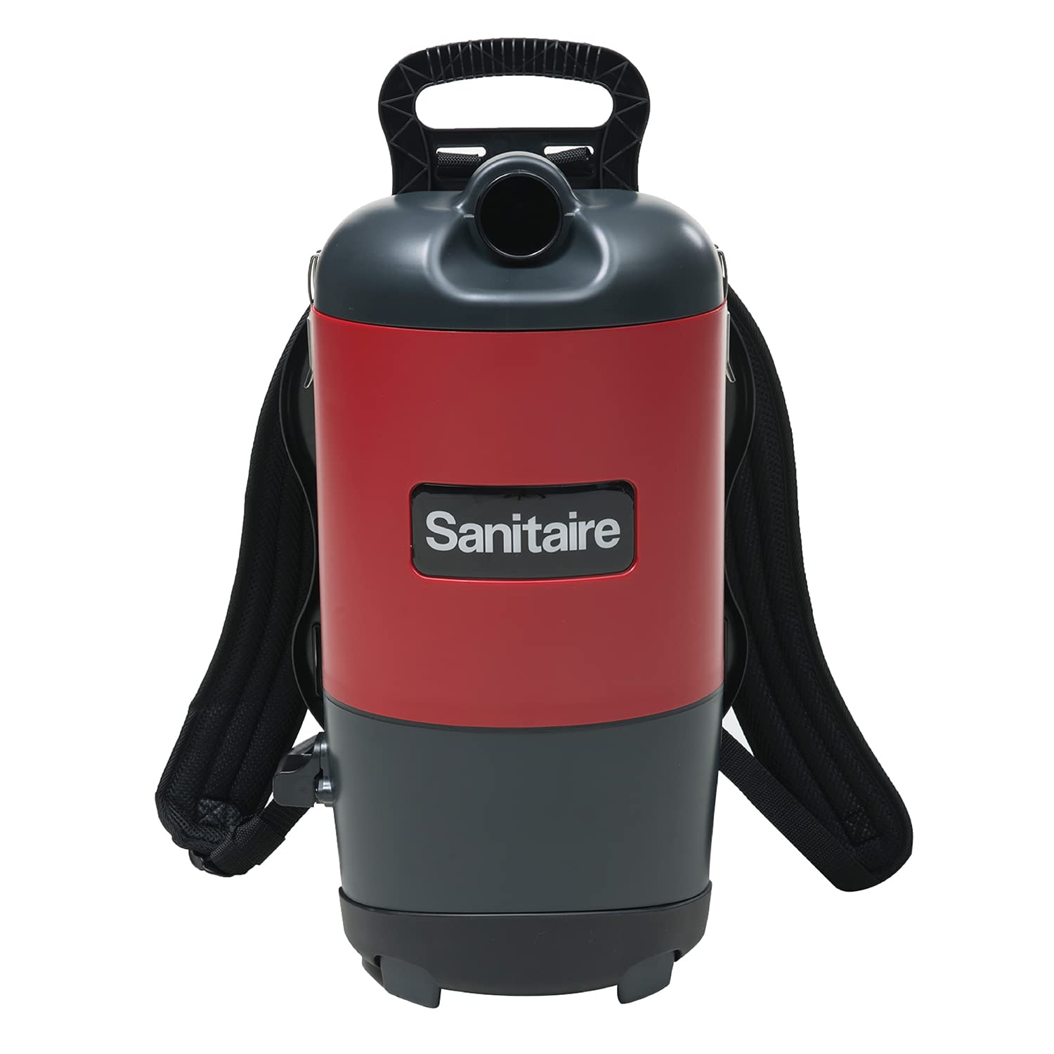 Sanitaire Eursc412B Quiet Clean Backpack Lightweight Vacuum, 8.5 Amps Power, 21'' Length X 10 1/2'' Width X 10 1/2'' Height, Bla