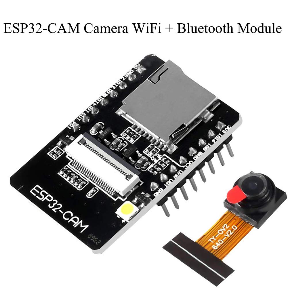 Aitrip 5 Pack Esp32 Cam Wifi + Bluetooth Module Development Board With Ov2640 Camera Modulew For Arduino Raspberry Pi