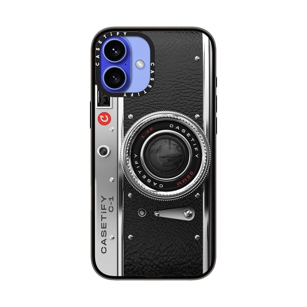 Casetify Compact Case For Iphone 16 Plus [Lightweight / 4 Ft. 2X Military Grade Drop Protection/Slim]   Camera Case   Classic