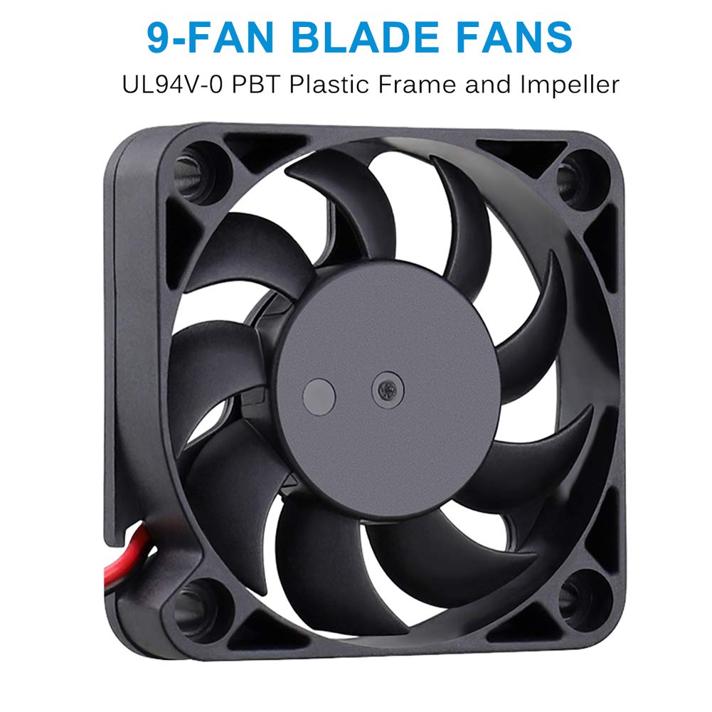 Gdstime 50Mm X 50Mm X 12Mm 24V Dual Ball Bearing Brushless Cooling Fan