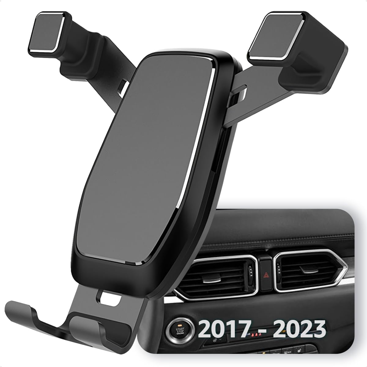 Ayada Phone Holder Compatible With Cx5, Phone Mount Upgrade Gravity Auto Lock Stable Easy To Install Accessories 2017 2018 2019