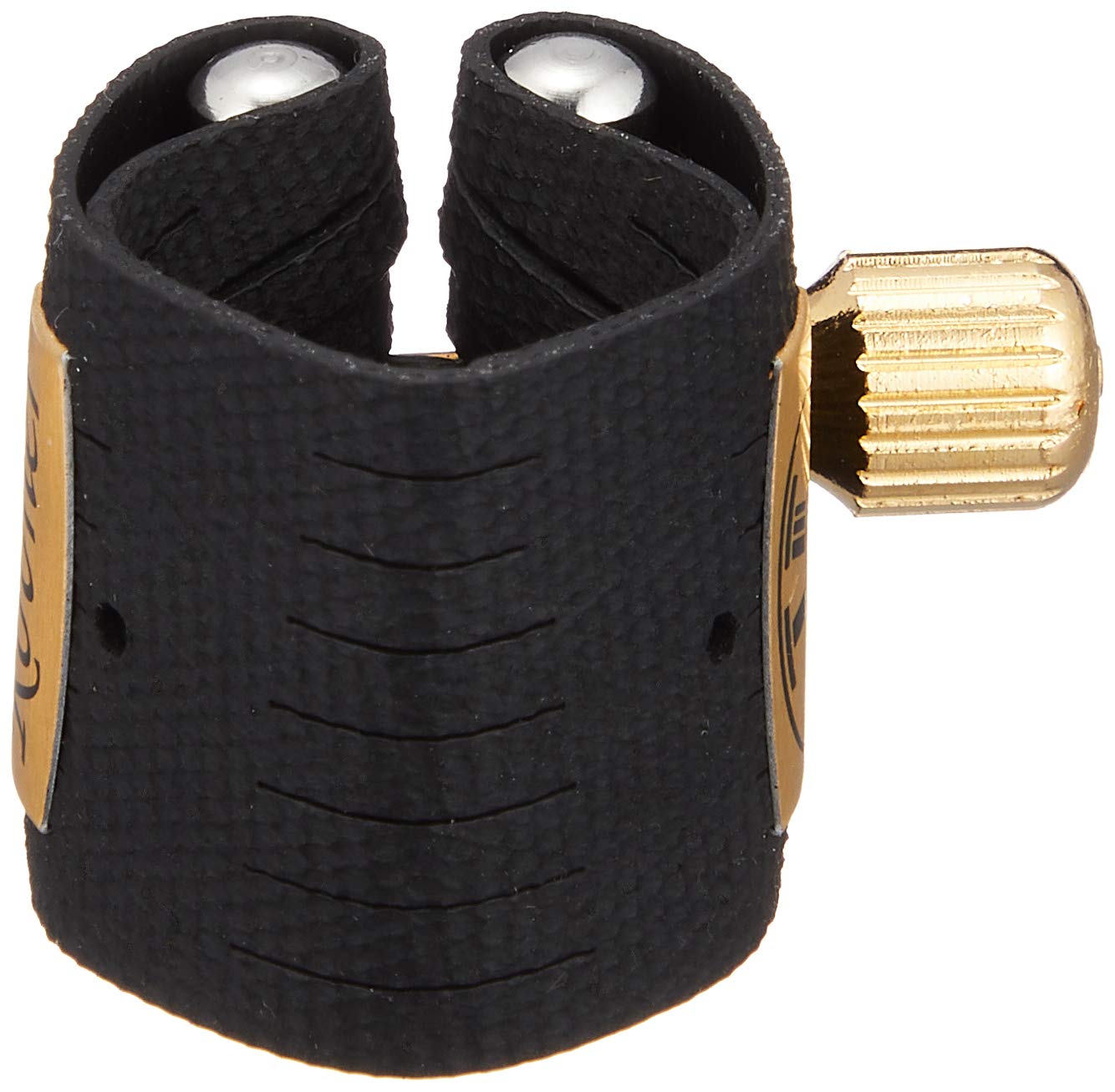 Rovner Ligature & Plastic Cap for Soprano Saxophone - MKIII Ligature for Hard Rubber Mouthpiece (C-1RVS)